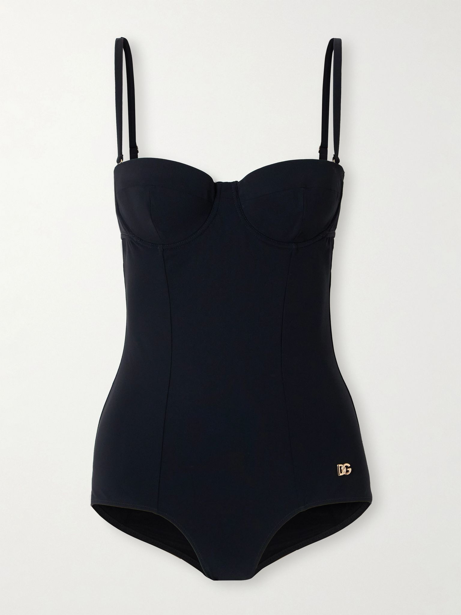 Cutout underwired swimsuit Black - 1