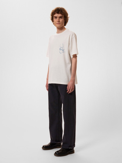 Nudie Jeans Koffe Future Tee Offwhite outlook