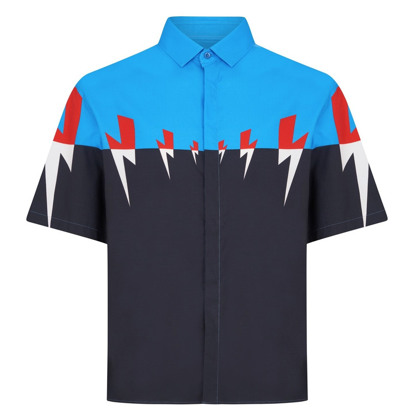 TIGER BOLT BOWLING SHIRT 1