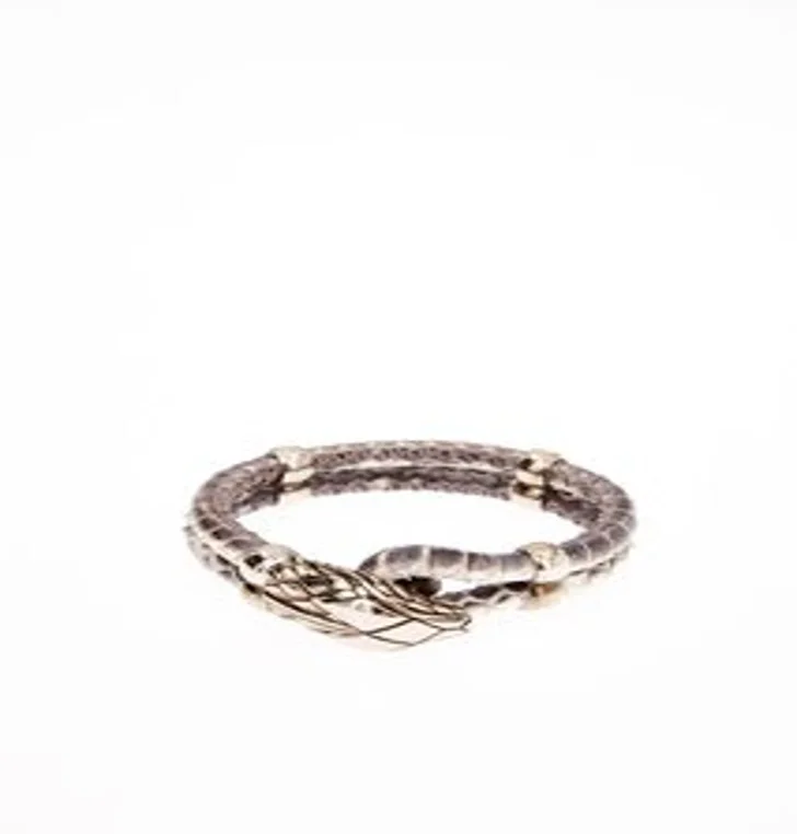 Roberto Cavalli Men's Vintage Crystal Palladium-plated Bracelet - 1