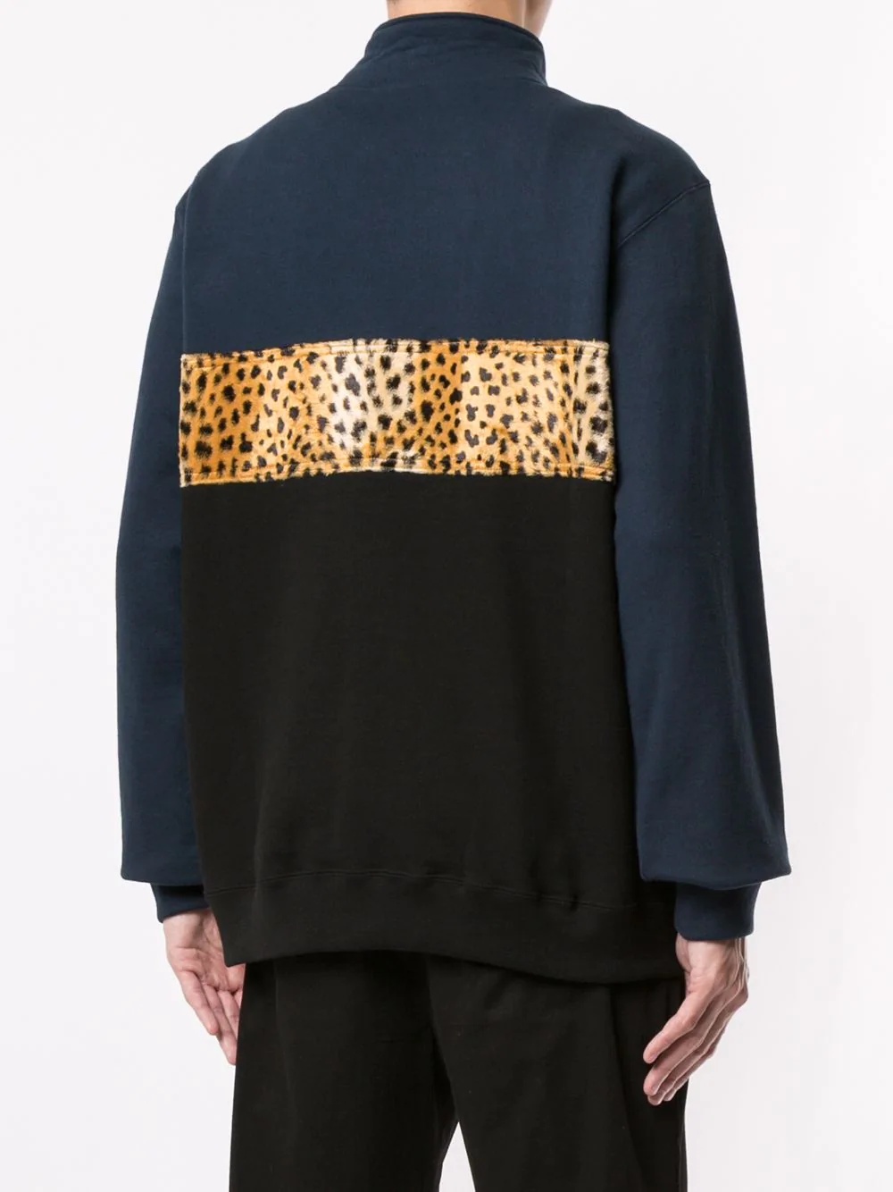 colour block sweatshirt - 4