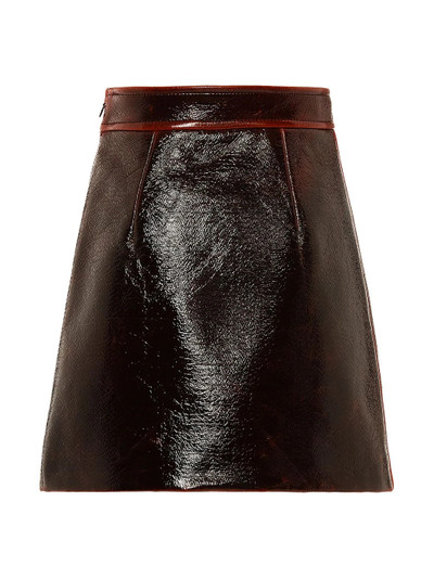 Miu Miu A-line high-rise skirt outlook