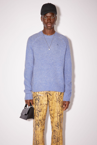 Acne Studios Brushed wool sweater - Cornflower blue outlook