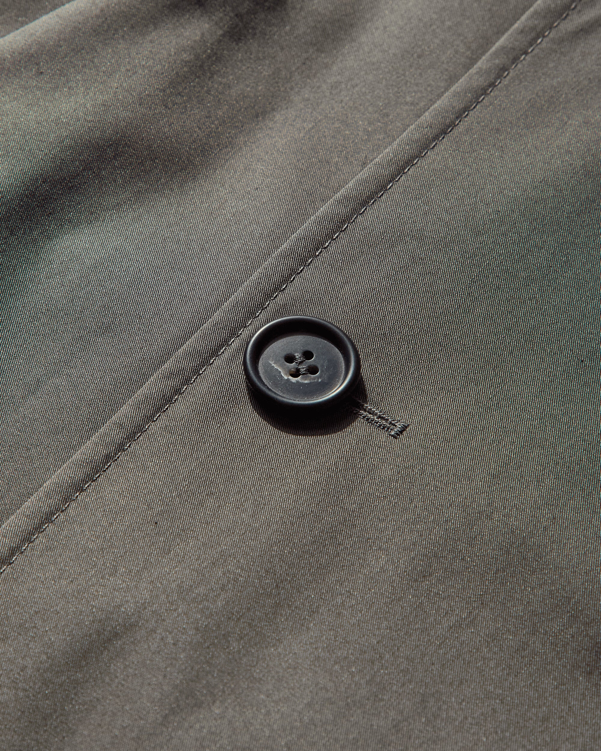 Men's Hooded Trench Coat Grey - 3