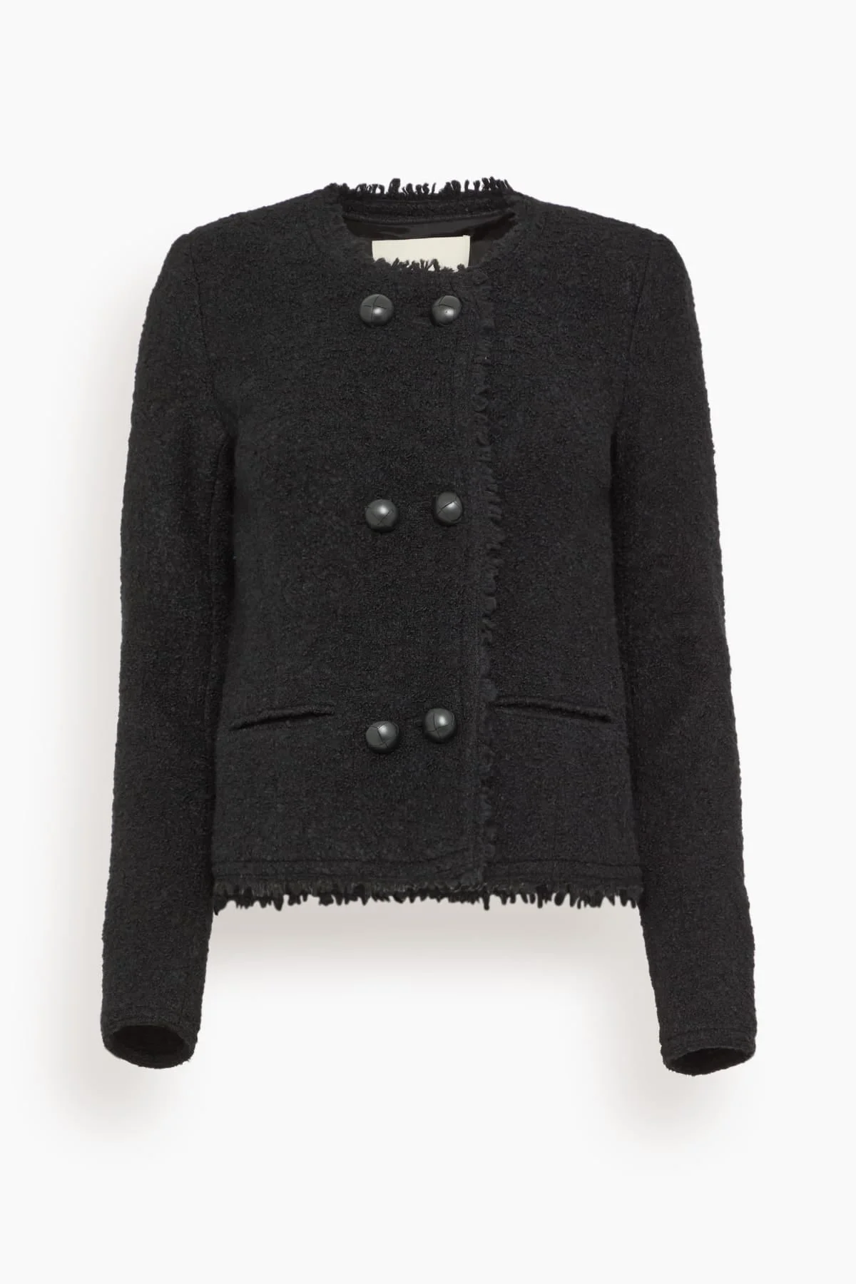 Suely Boucle Blazer in Black - 1