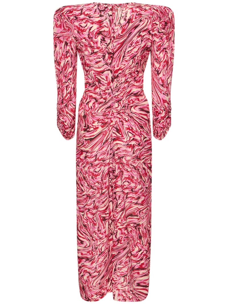 Albini printed silk midi dress - 5