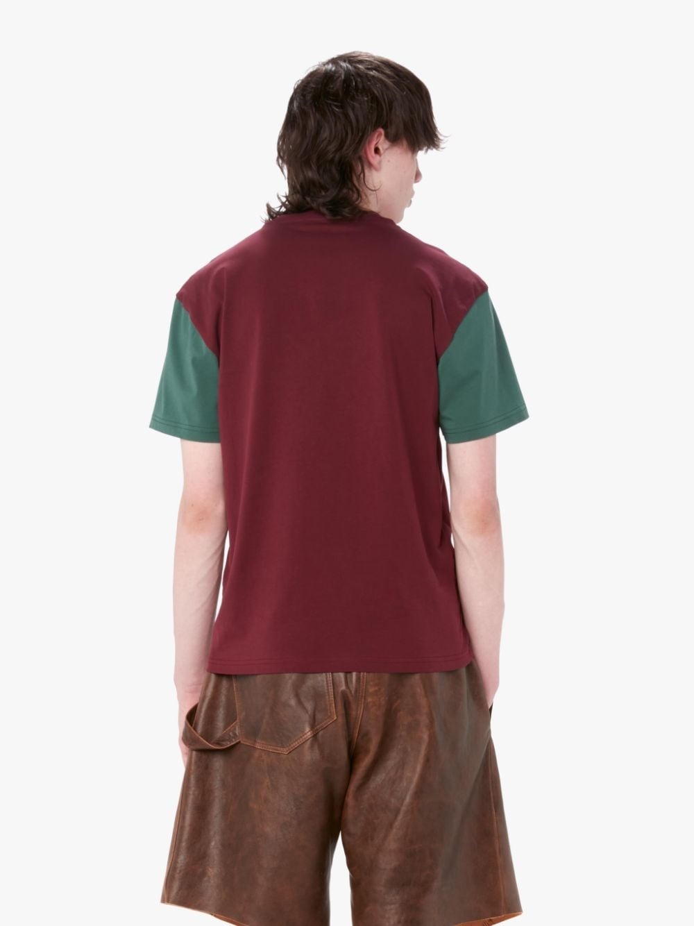 ANCHOR PATCH CONTRAST SLEEVE T-SHIRT - 3