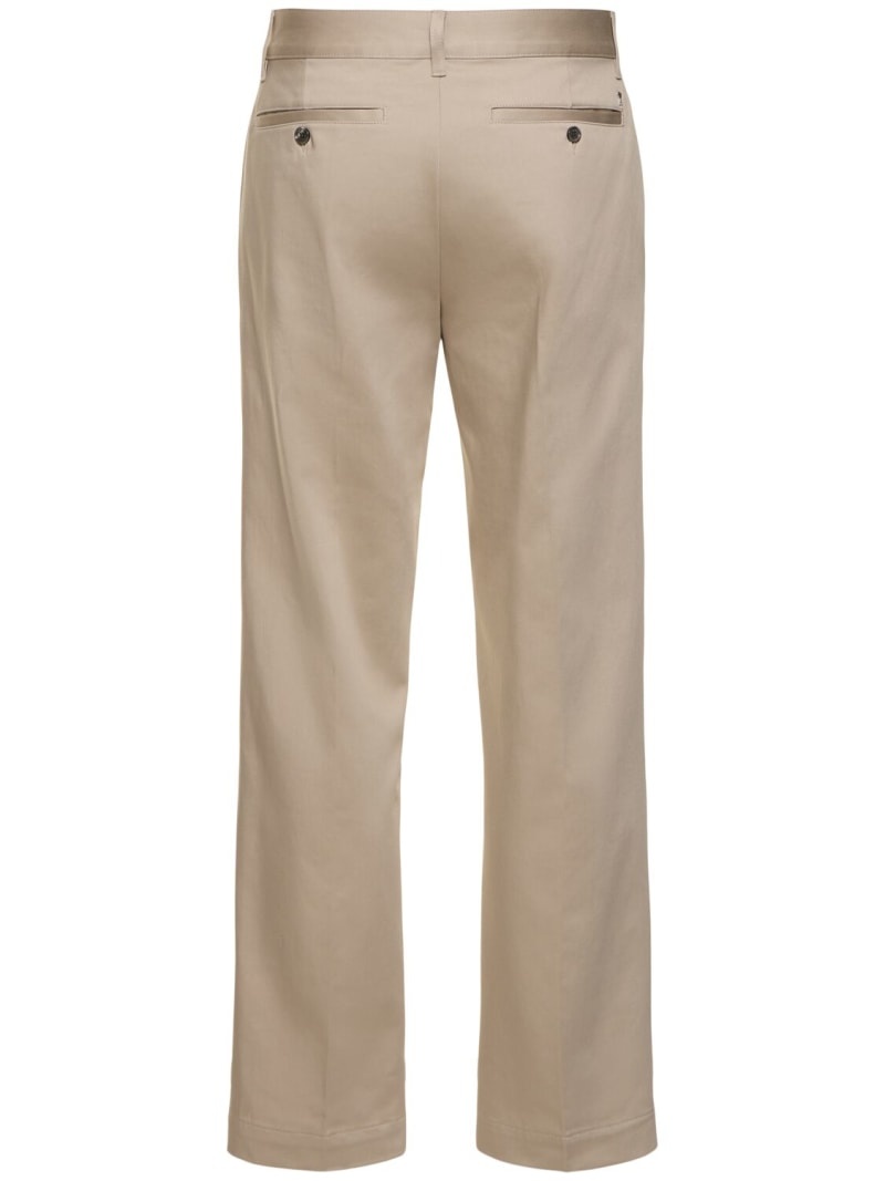 Straight cotton chino pants - 3