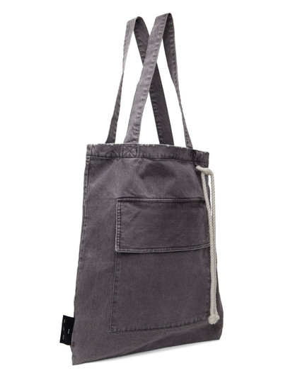 Song for the Mute Gray Flap Pocket Tote outlook