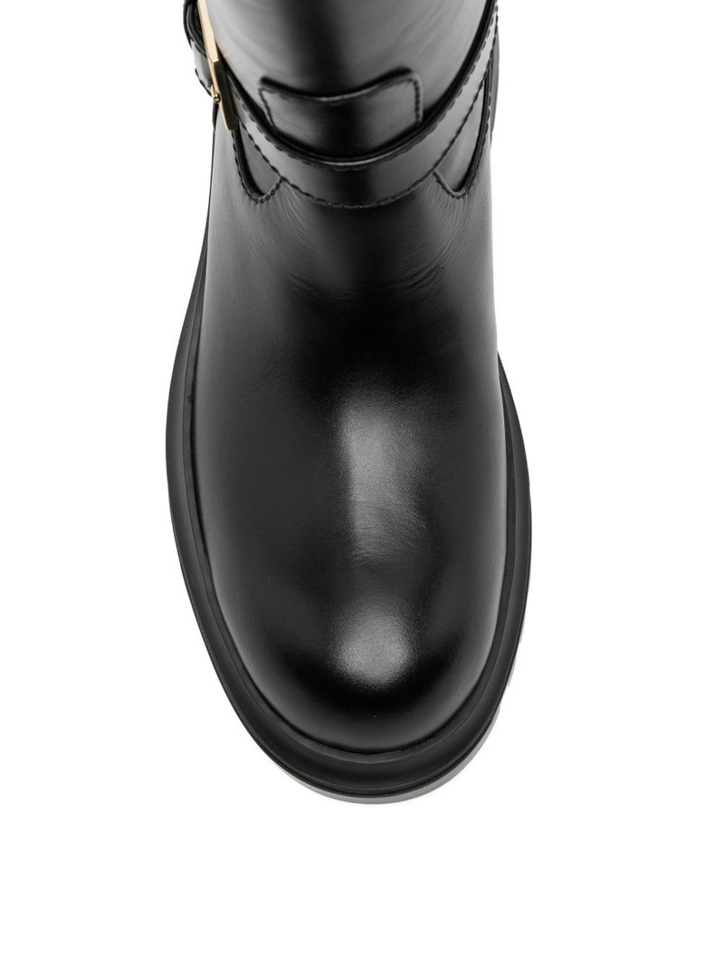 buckle trim boots 4