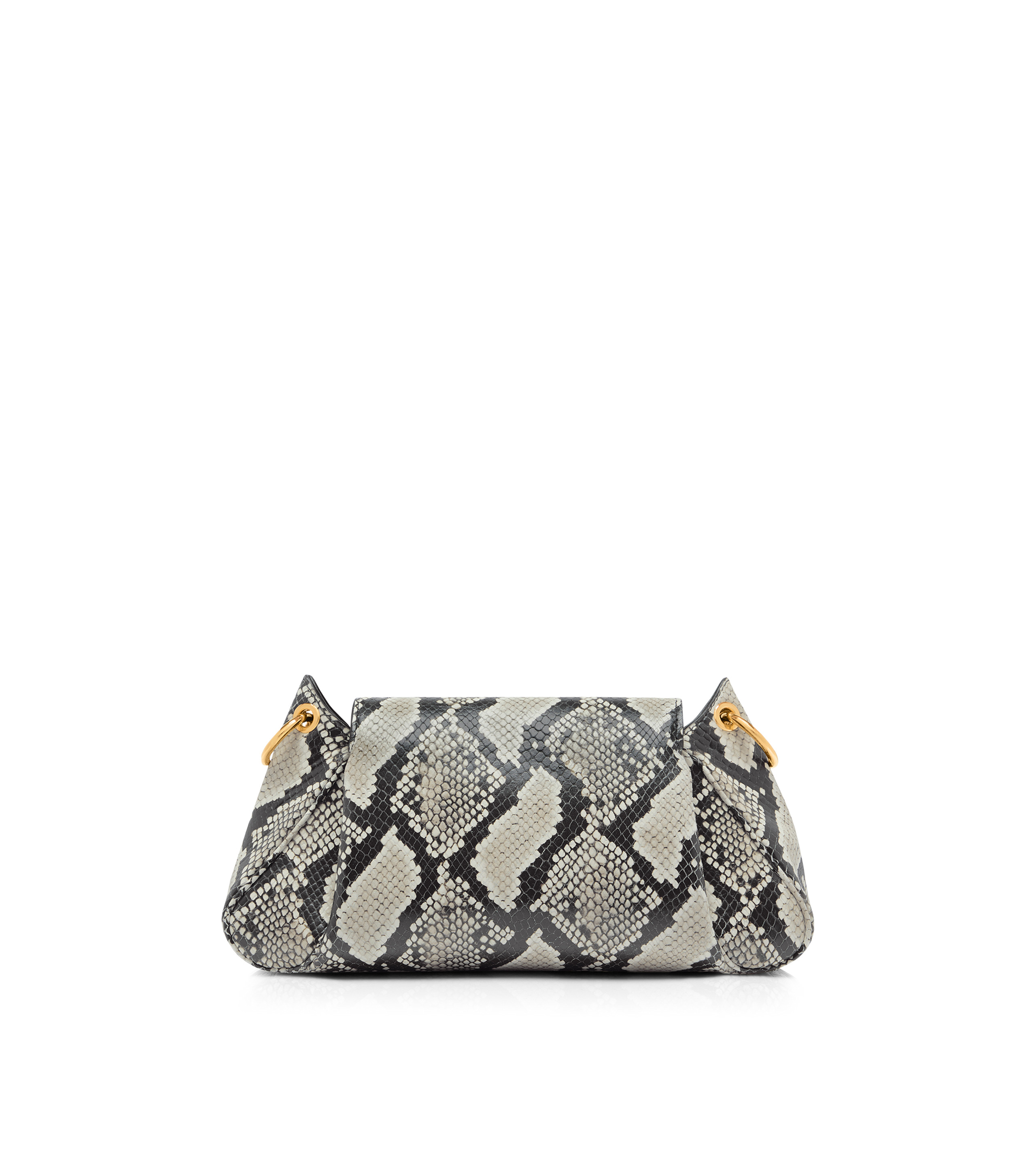 PRINTED PYTHON TARA CHAIN SHOULDER BAG - 3