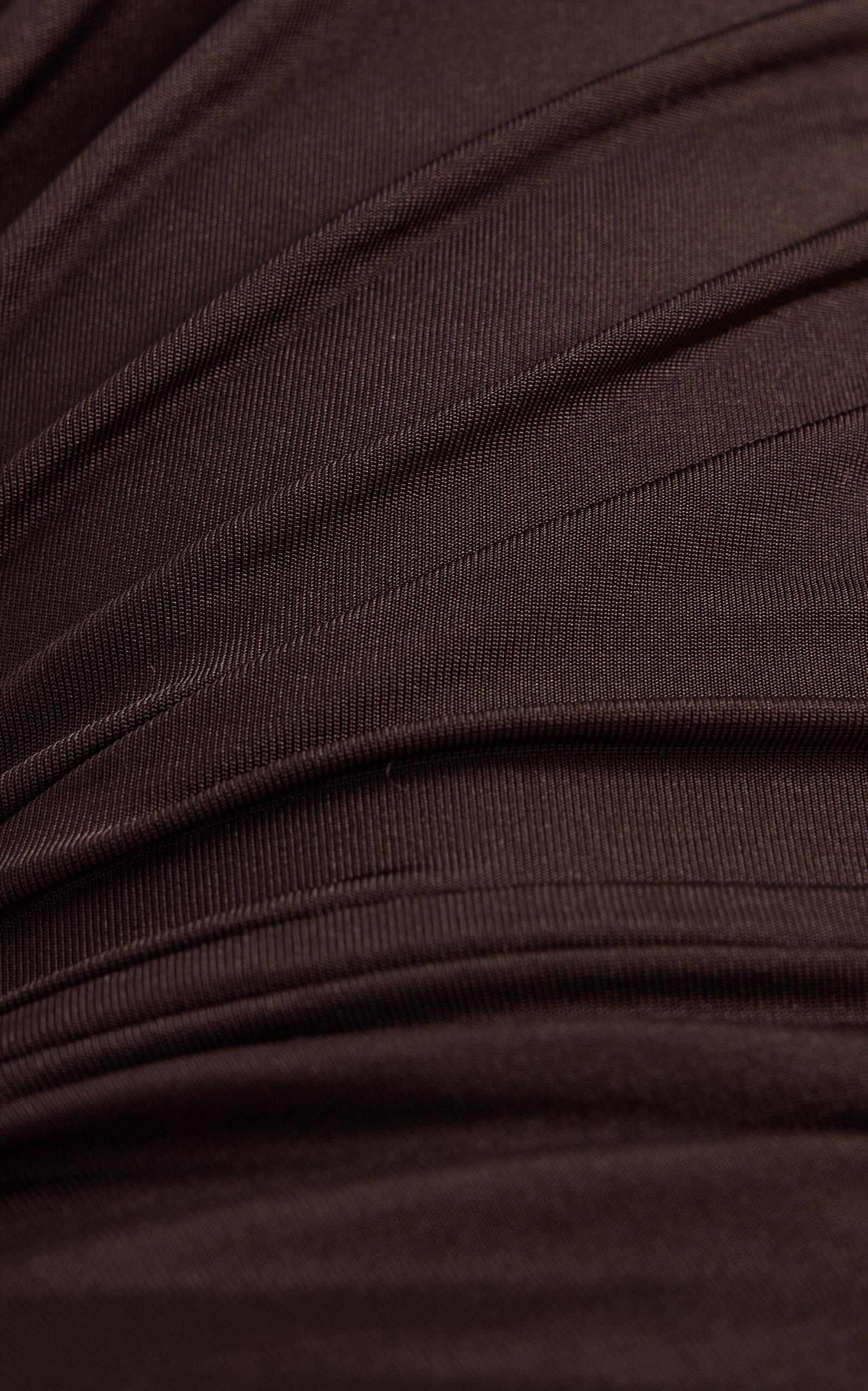 Jersey Draped Gown brown - 5