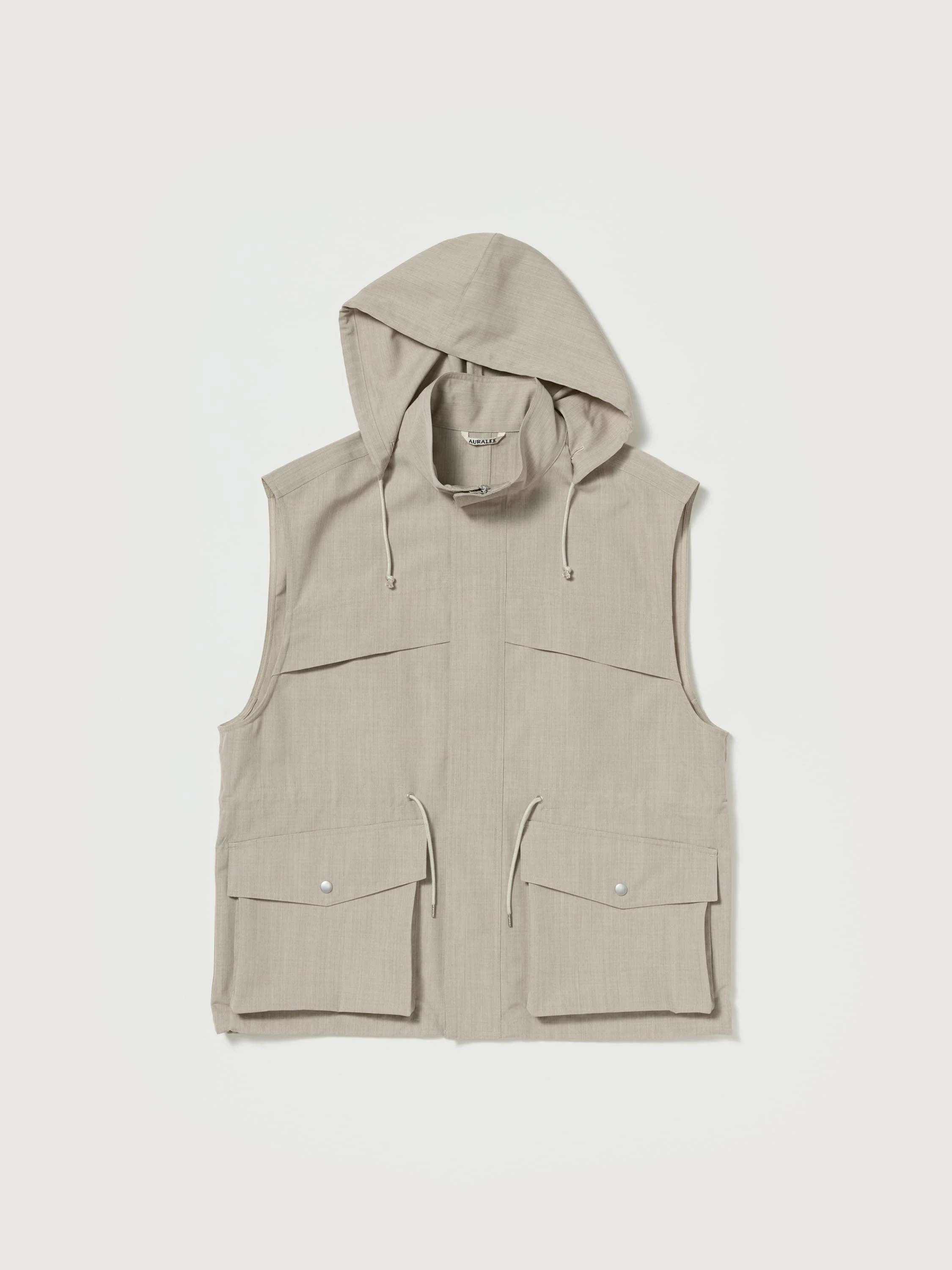 WOOL MAX CANVAS OVER VEST - 1