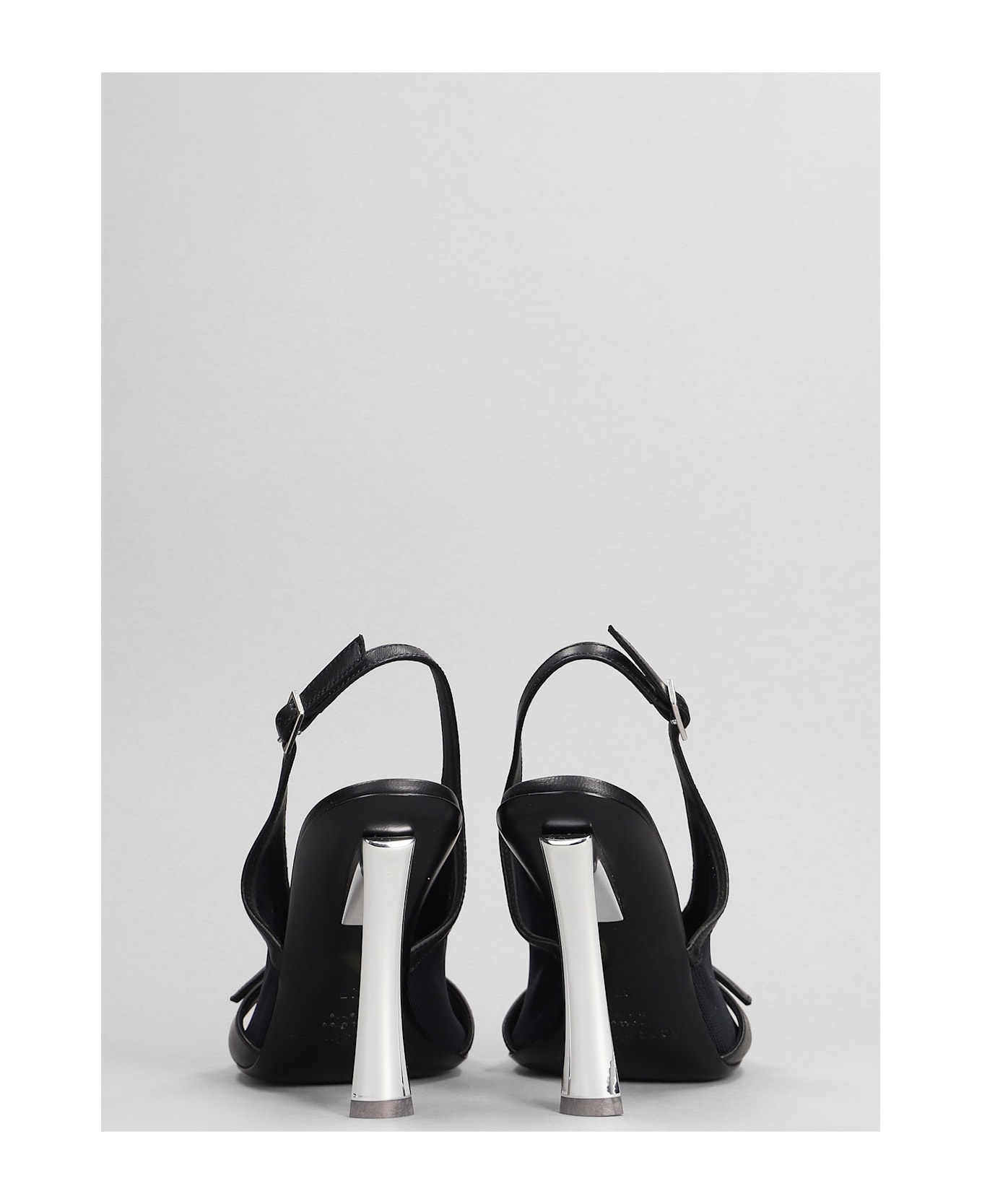 Pumps In Black Leather - 4