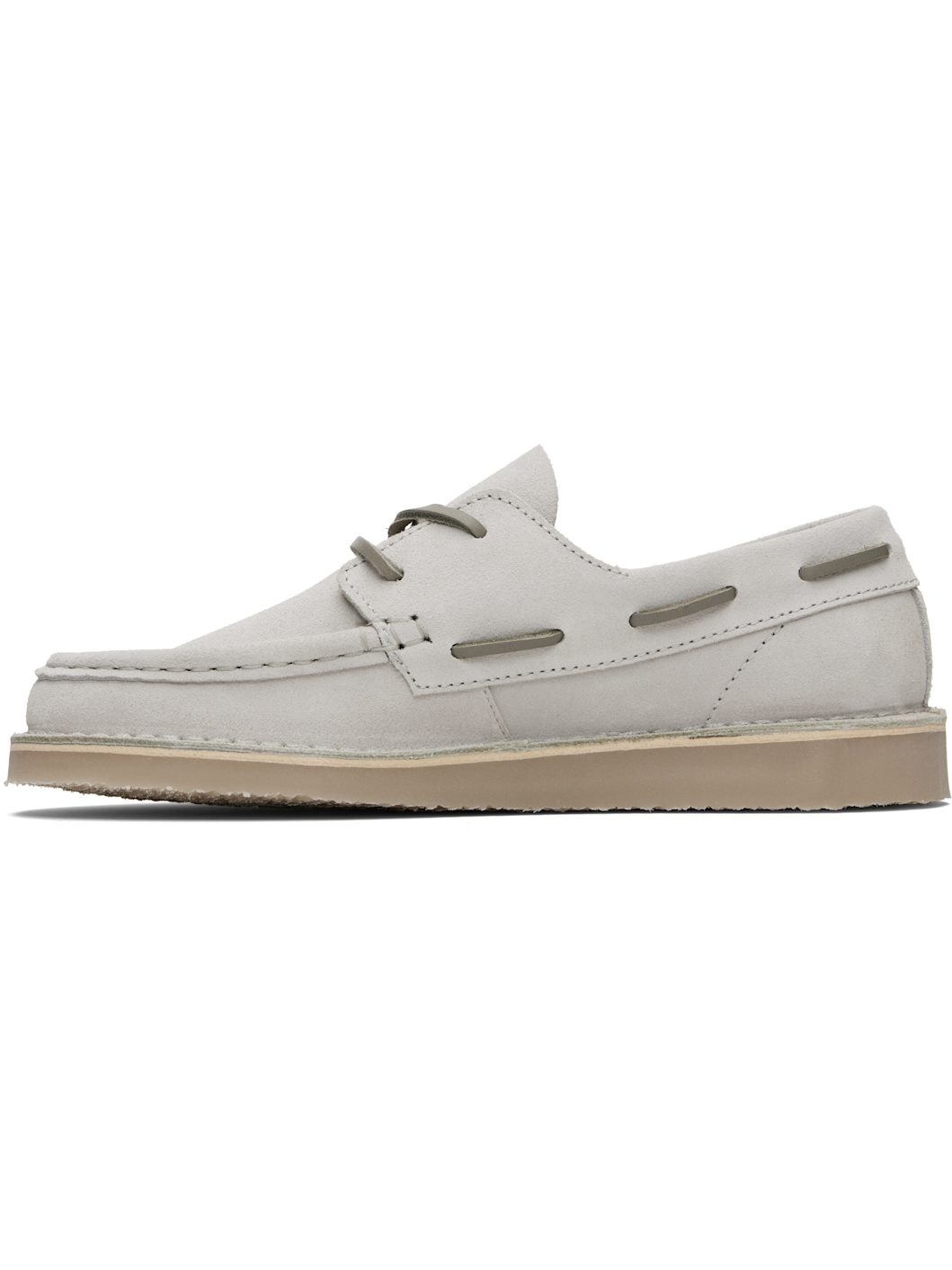 Taupe Meaden Suede Boat Shoes - 3