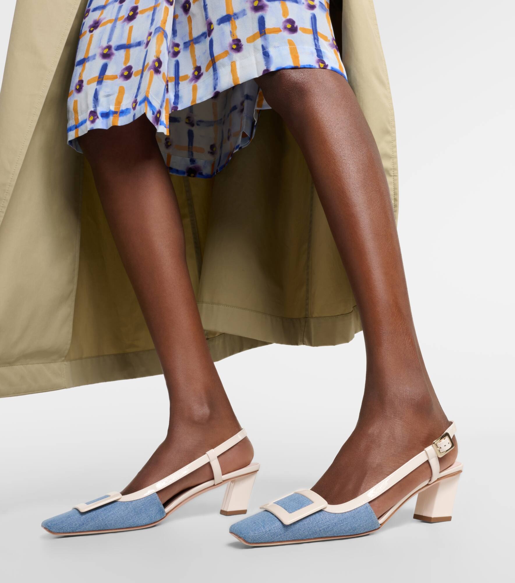 Belle Vivier 45 slingback pumps - 4