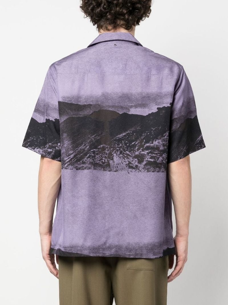 graphic-print short-sleeve shirt - 4