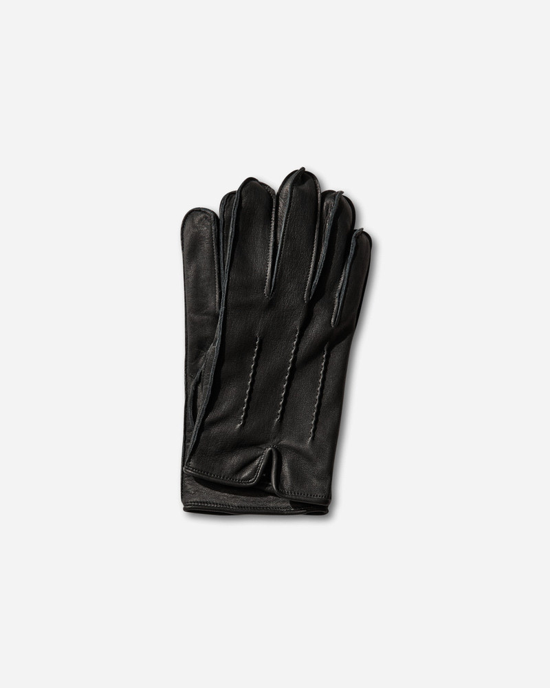 NEIGHBORHOOD Leather Emb Gloves Black outlook