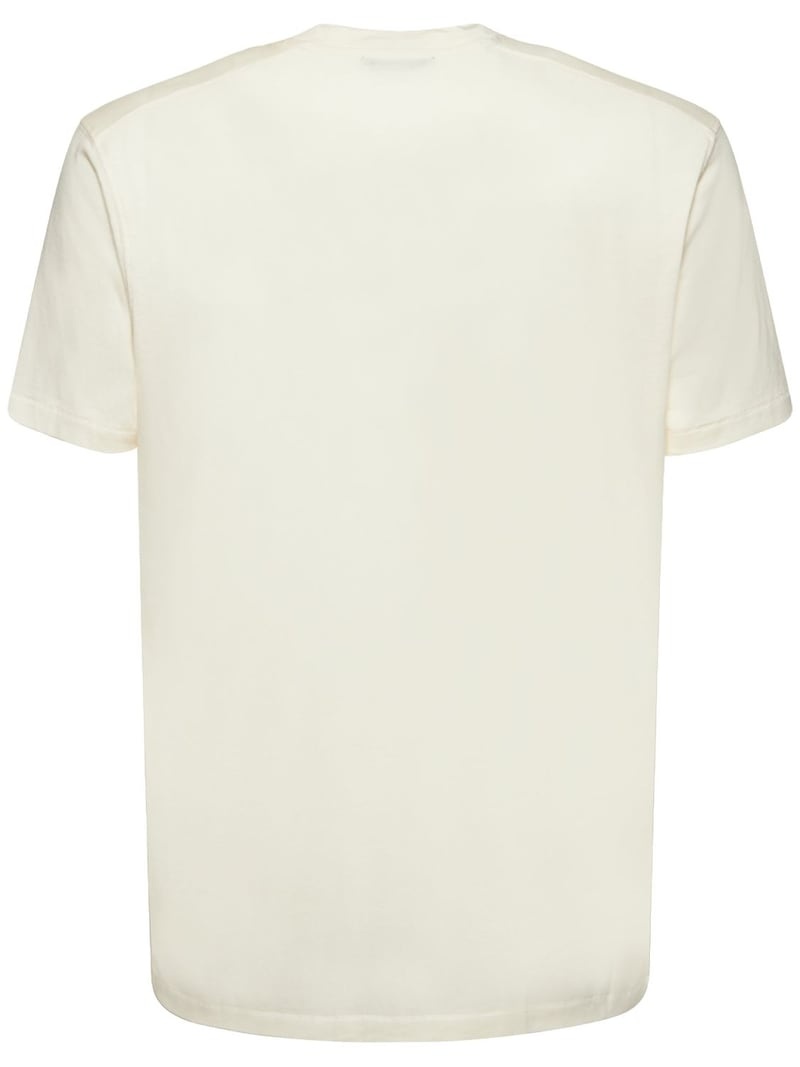 LYOCELL & COTTON S/S CREWNECK T-SHIRT - 5