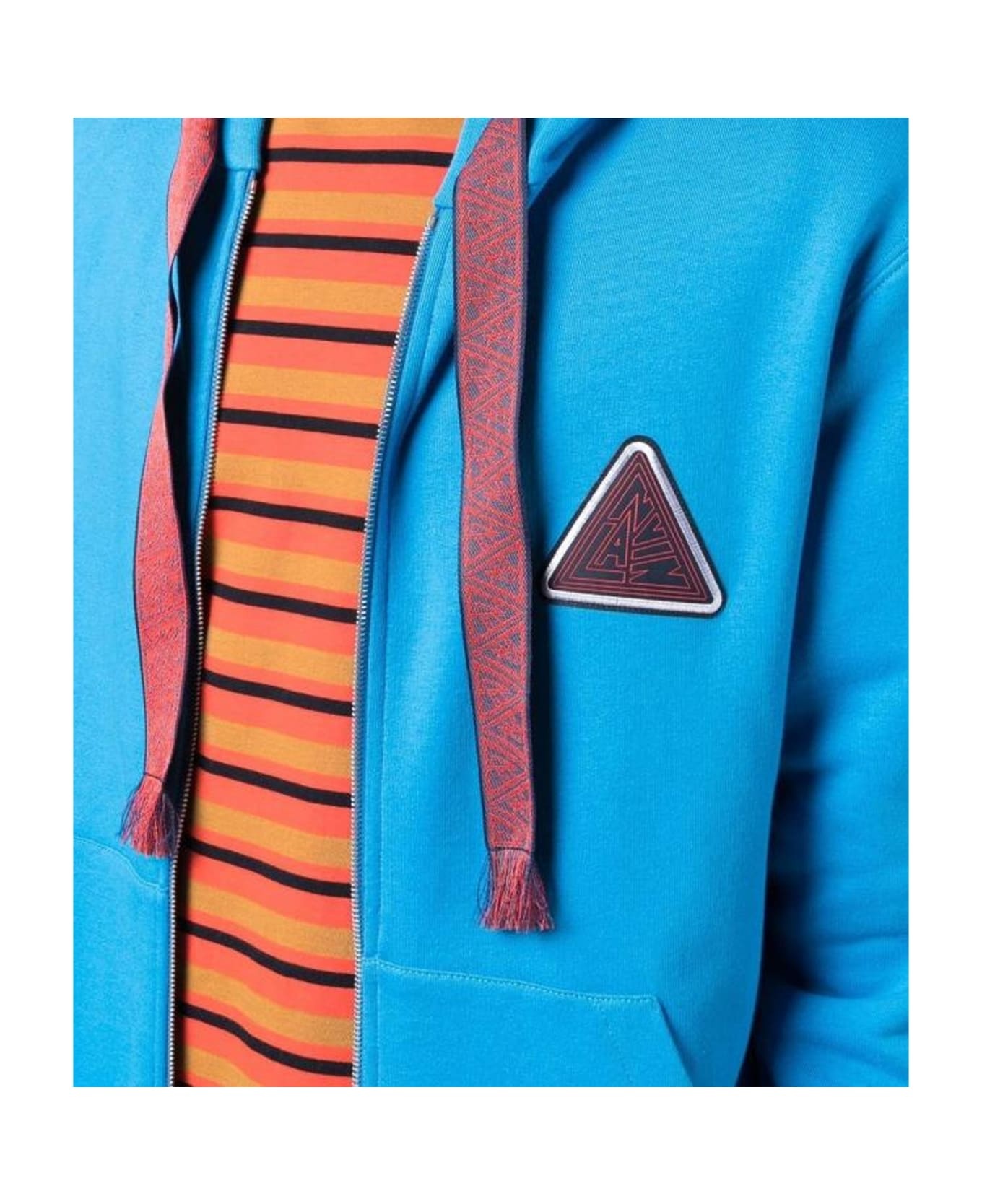 Triangle Zip-up Sweatshirt - 4