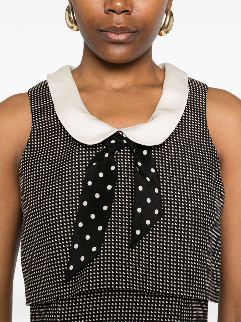patterned collared dress 5