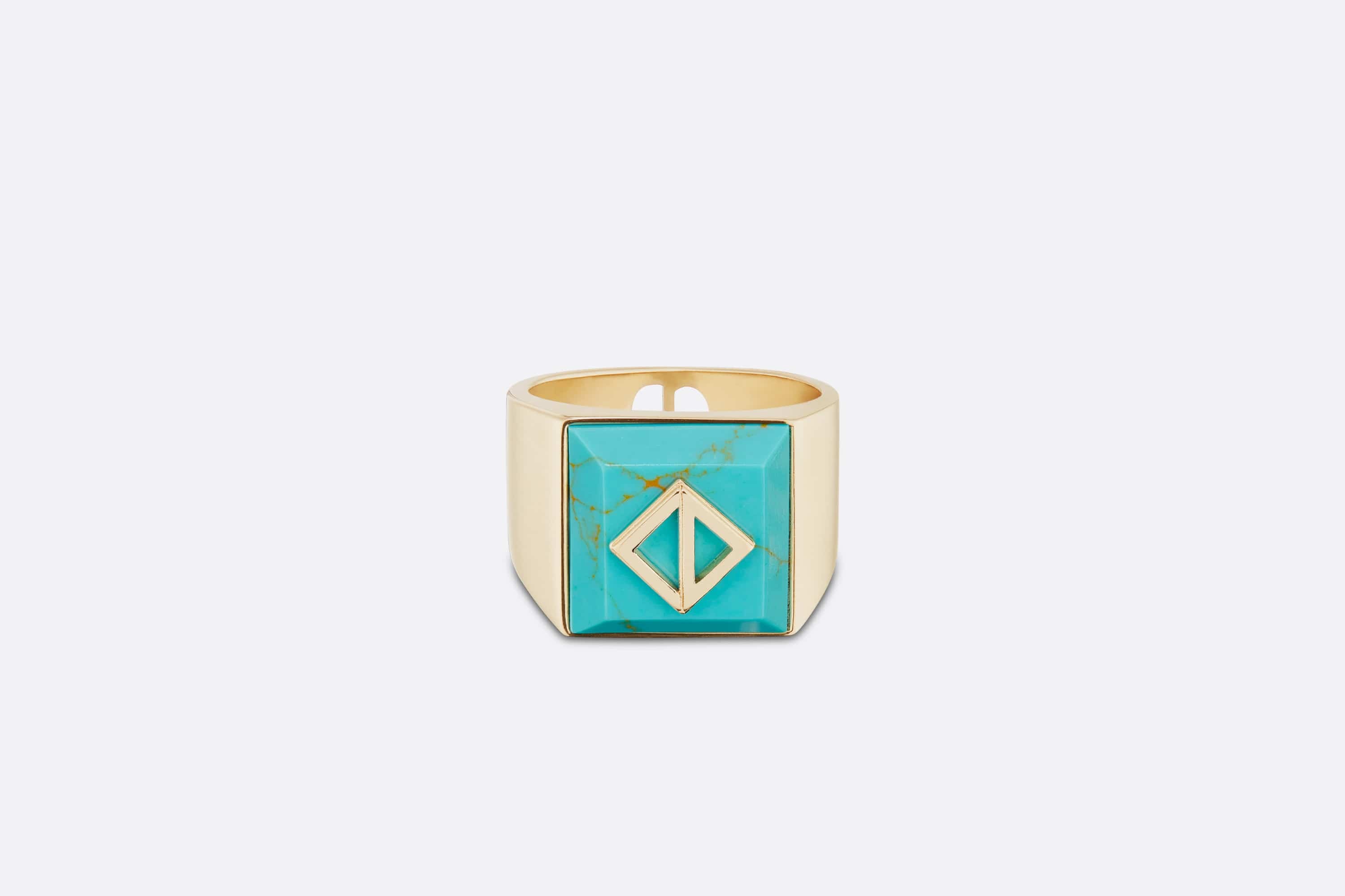CD Diamond Signet Ring - 1