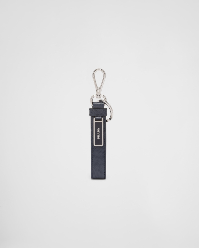 Saffiano Leather Keychain - 1