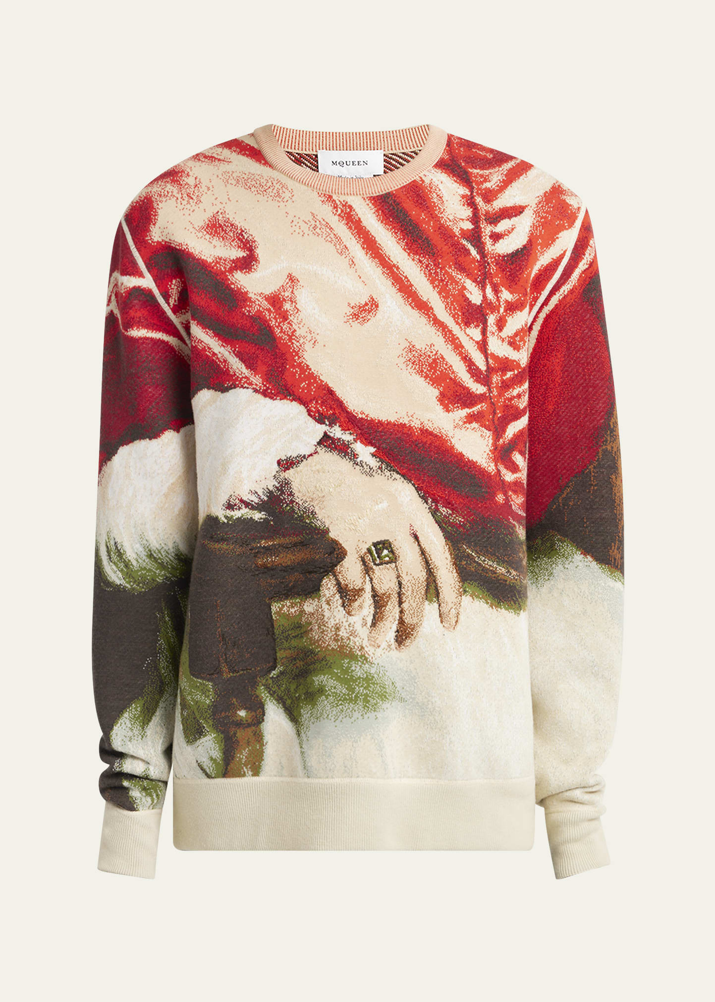 Men's Velazquez Pope Jacquard Sweater - 1