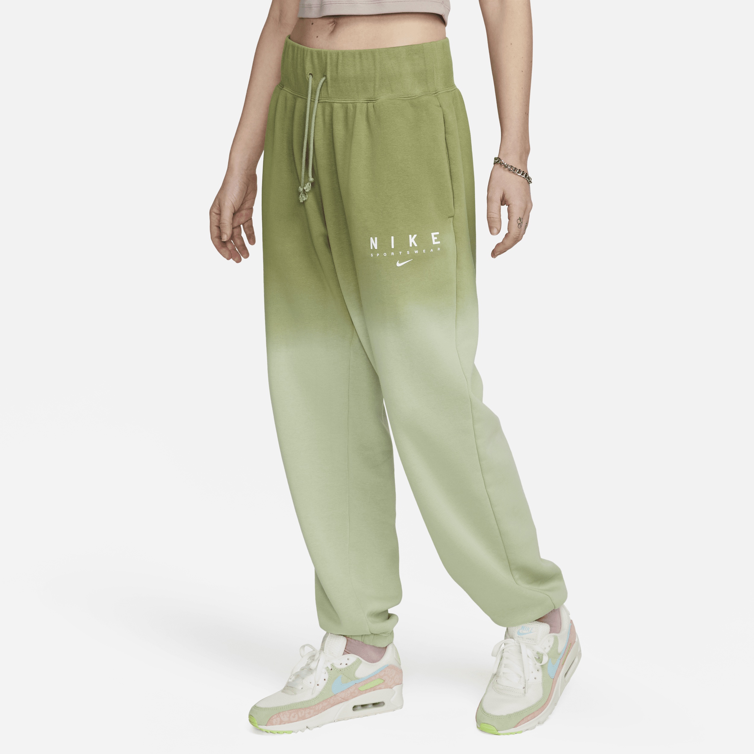Women's Nike Sportswear Phoenix Fleece High-Waisted Oversized Sweatpants - 1