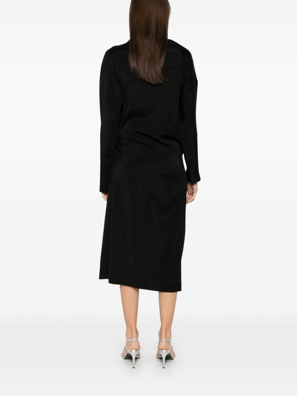 belted midi dress - 4