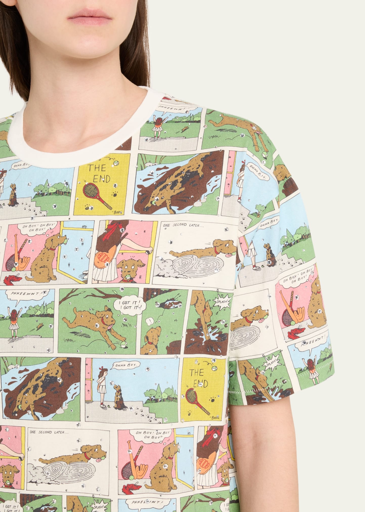 Comic Strip Printed Tee - 5