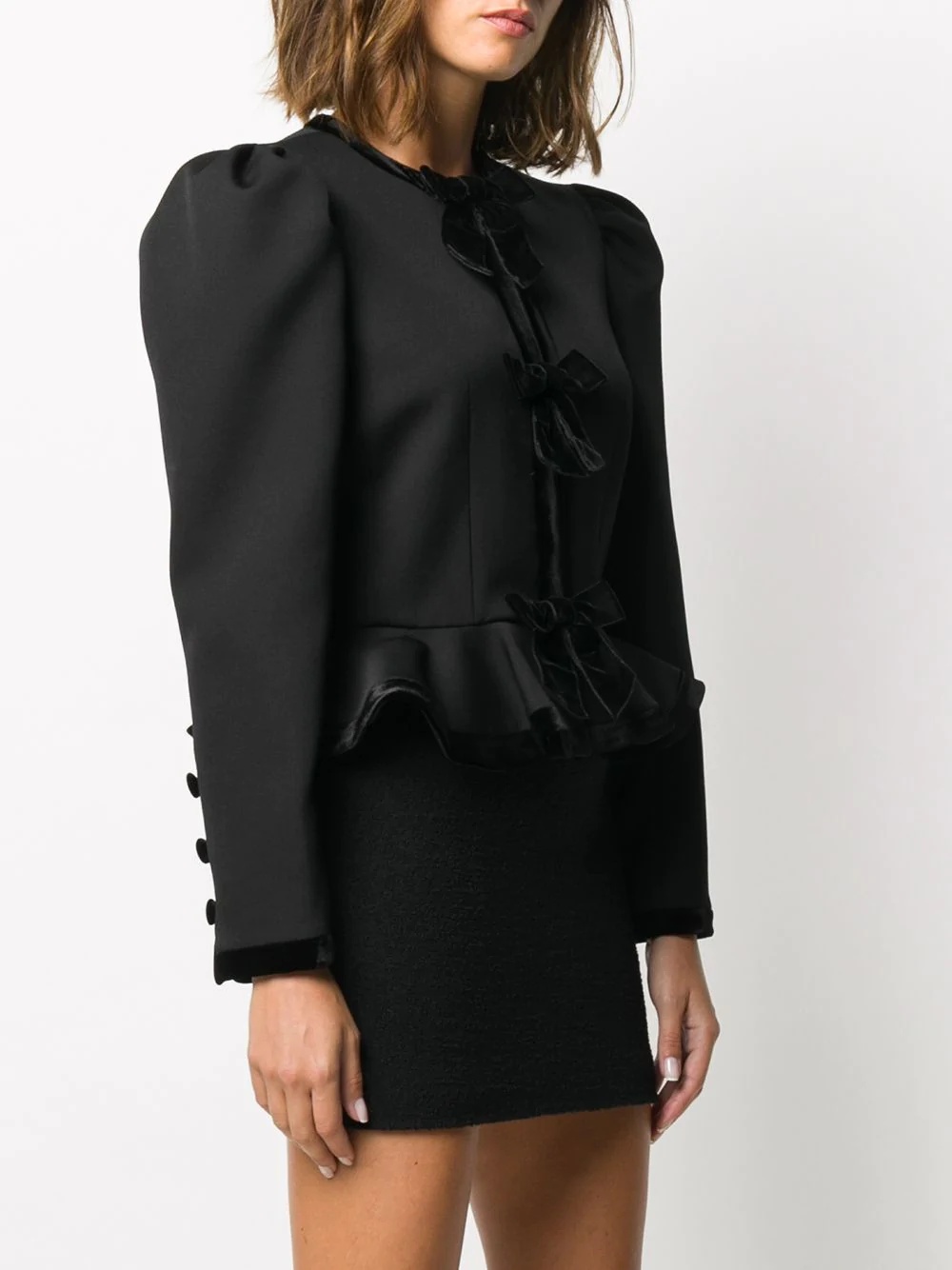 peplum fitted jacket - 3