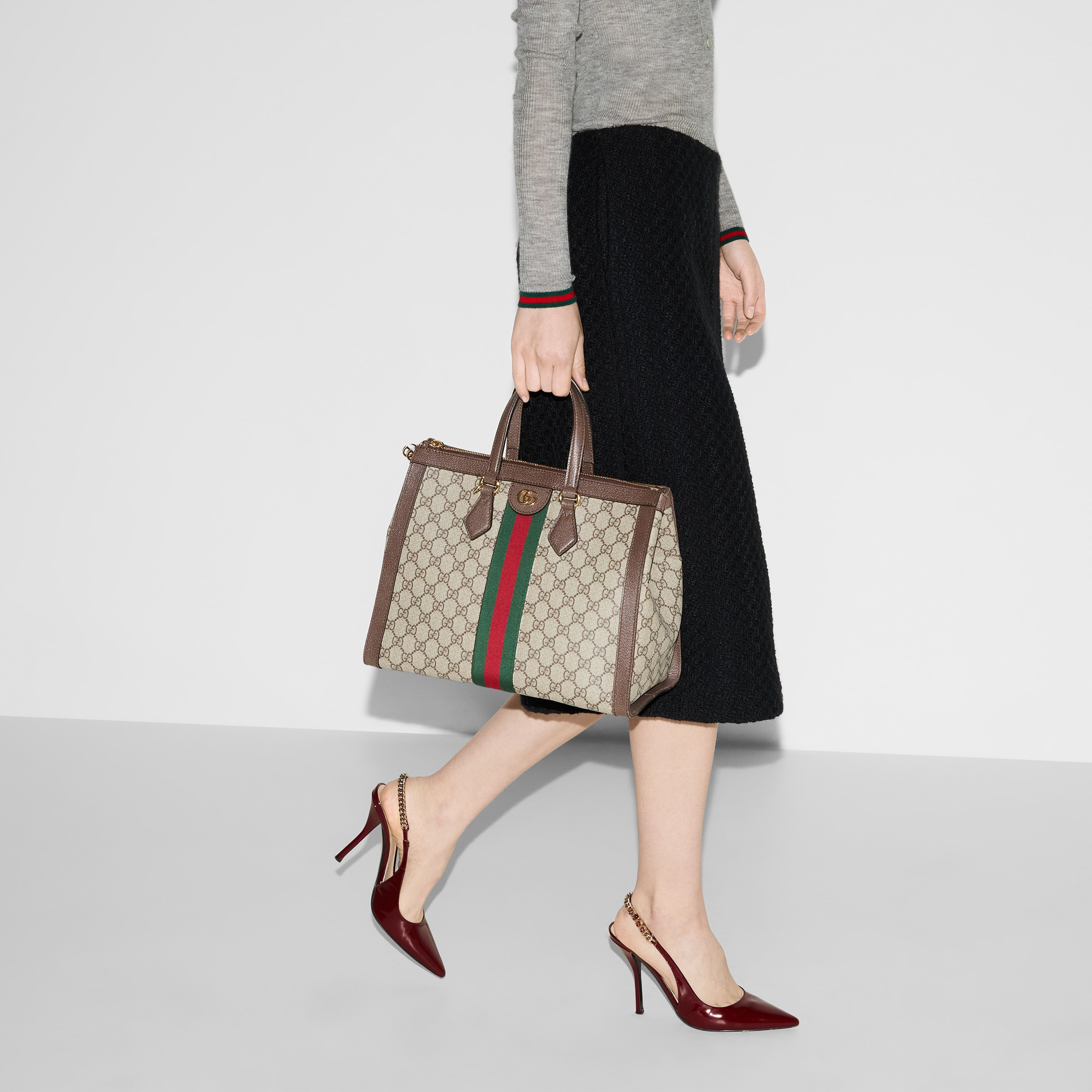 Ophidia GG medium tote bag - 3