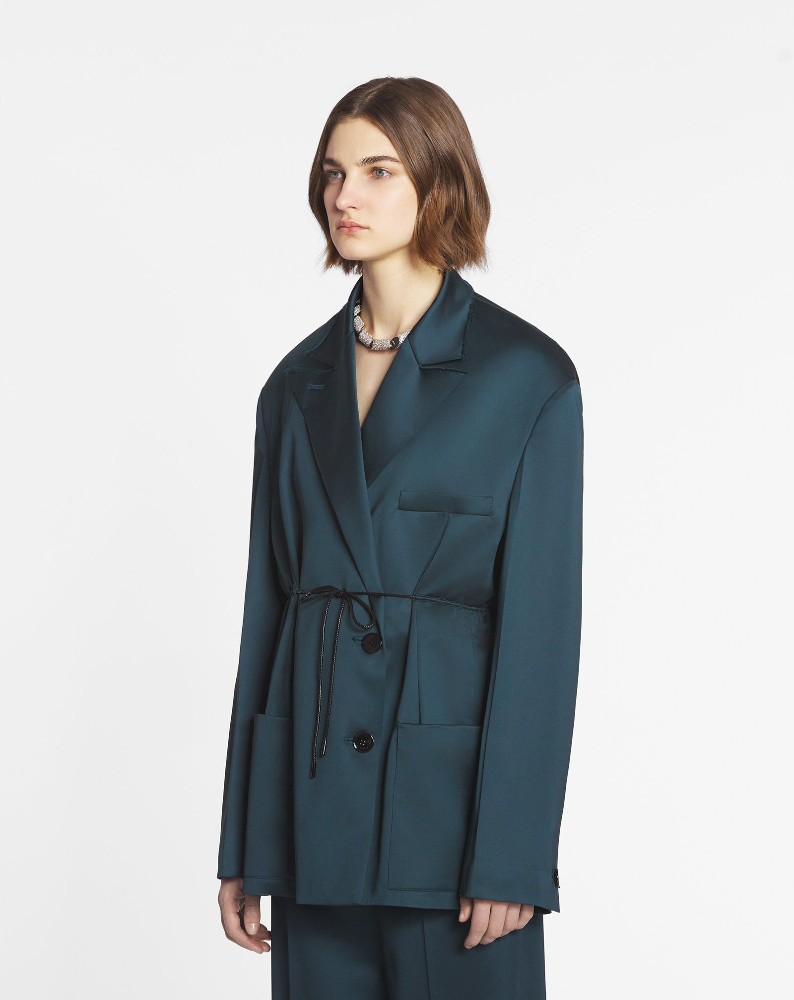 OVERSIZED BELTED JACKET - 3