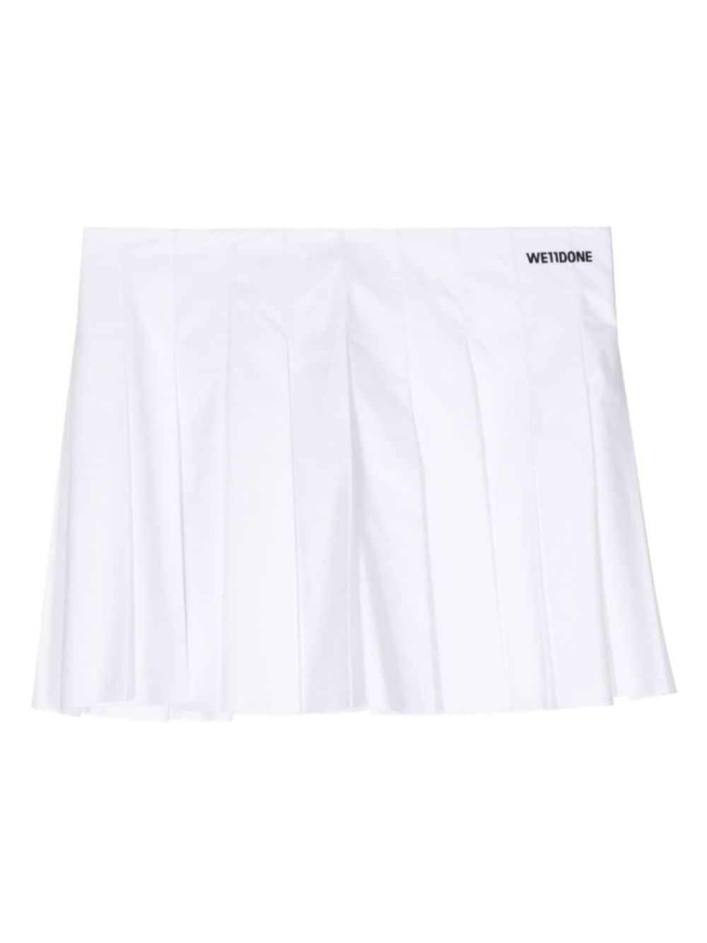pleated cotton skirt - 2