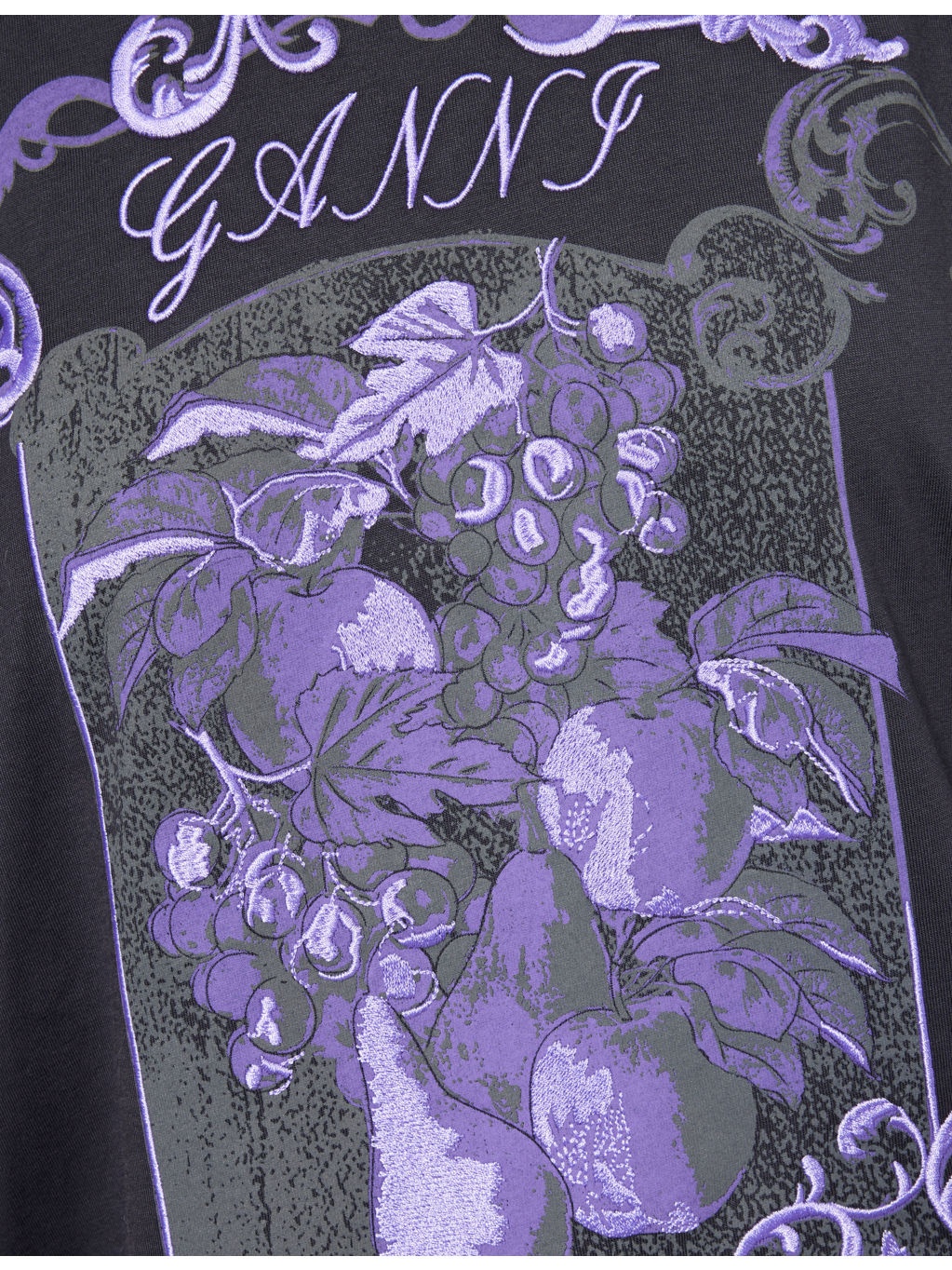 Damask Embroidered Cotton-Jersey T-shirt - 6