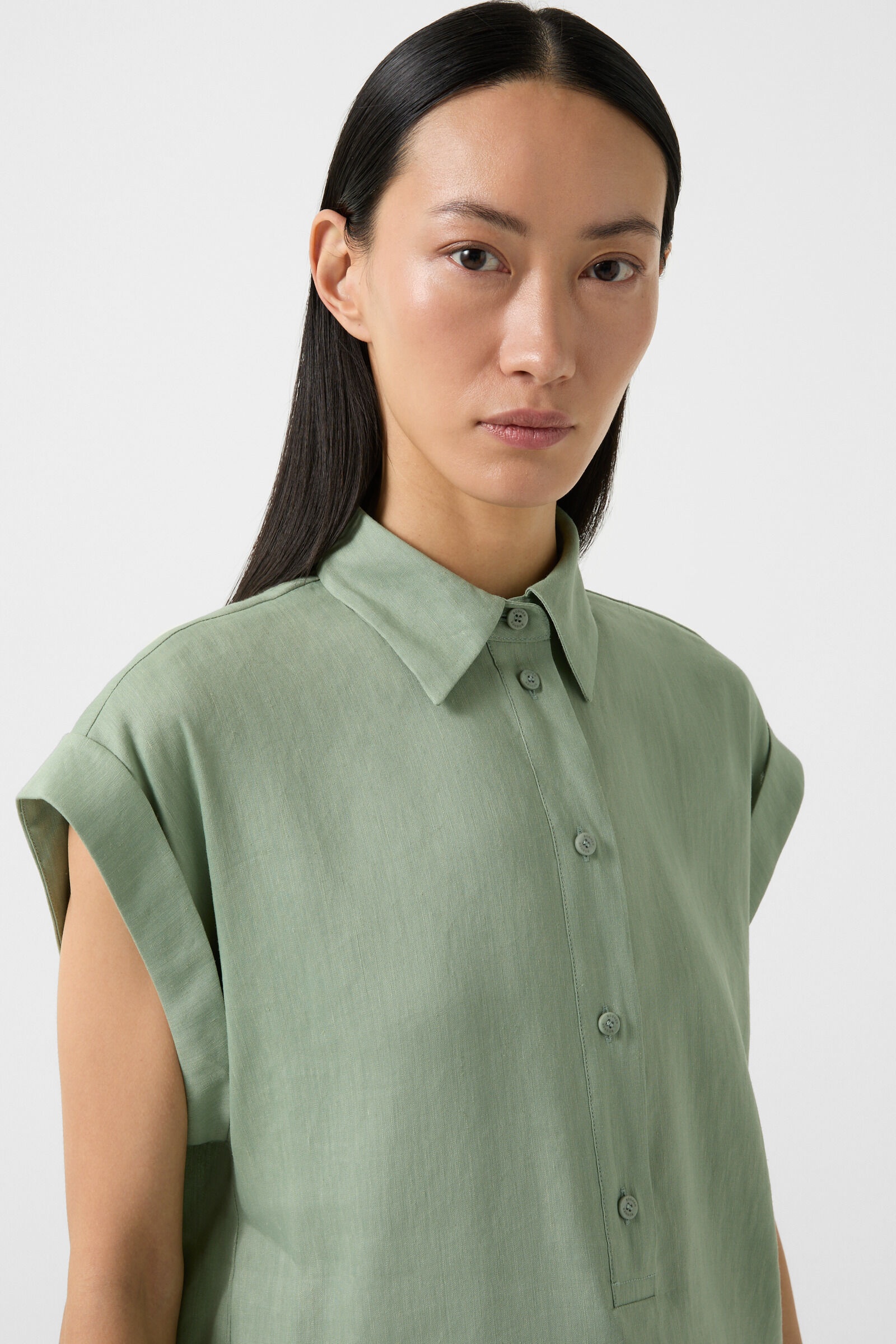 Rosalie blouse in Eucalyptus - 4