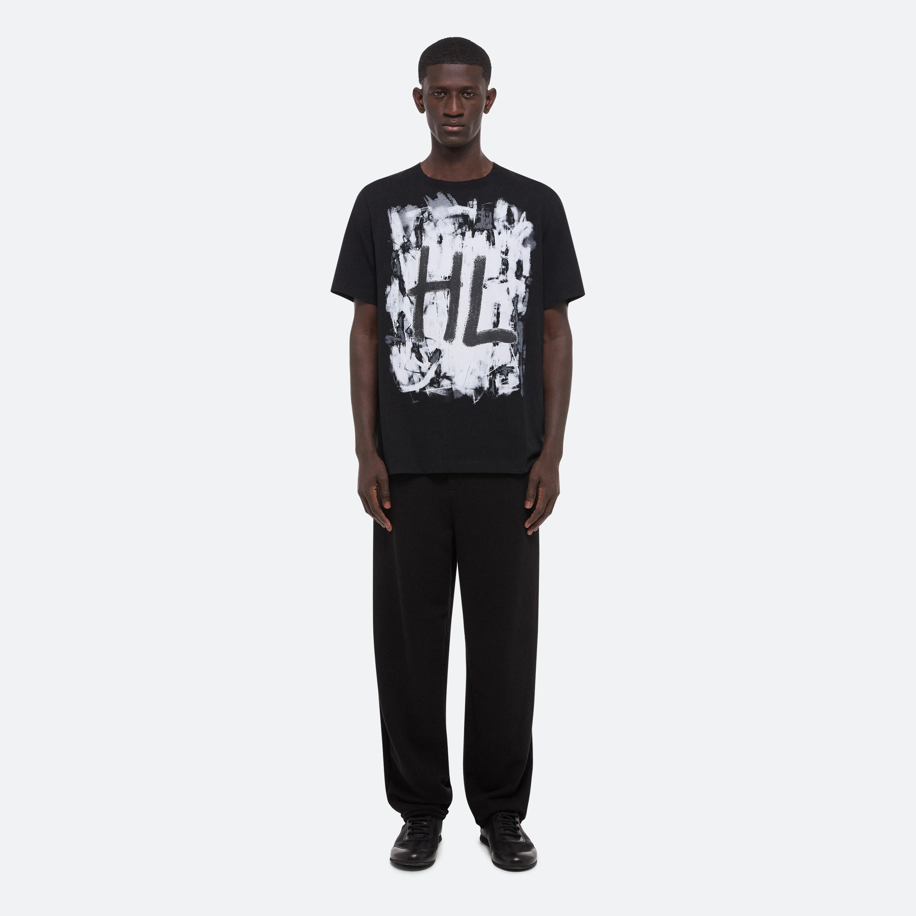 BLACK SCRIBBLE TEE - 3