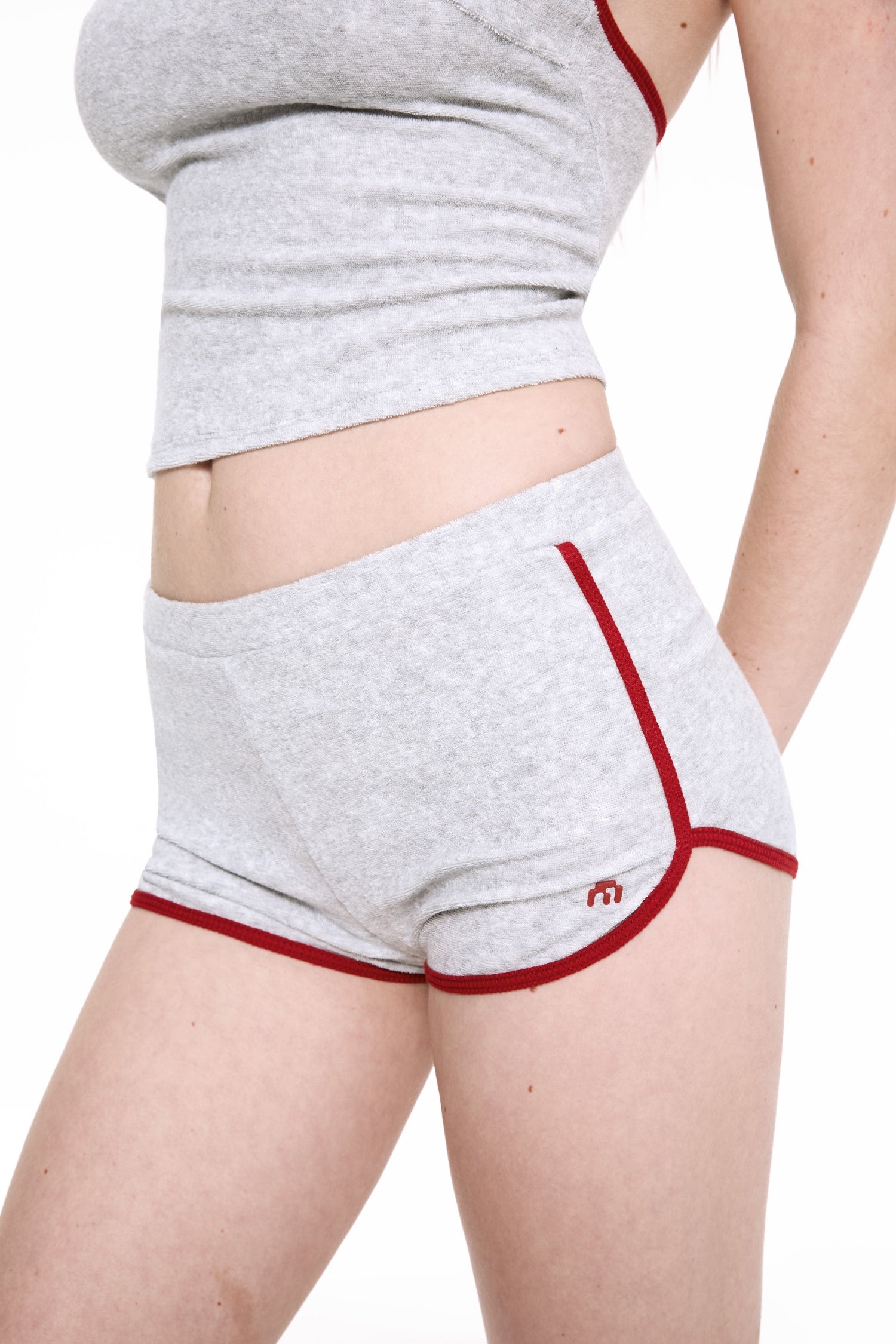 KIM SHORT - HEATHER GREY - 2