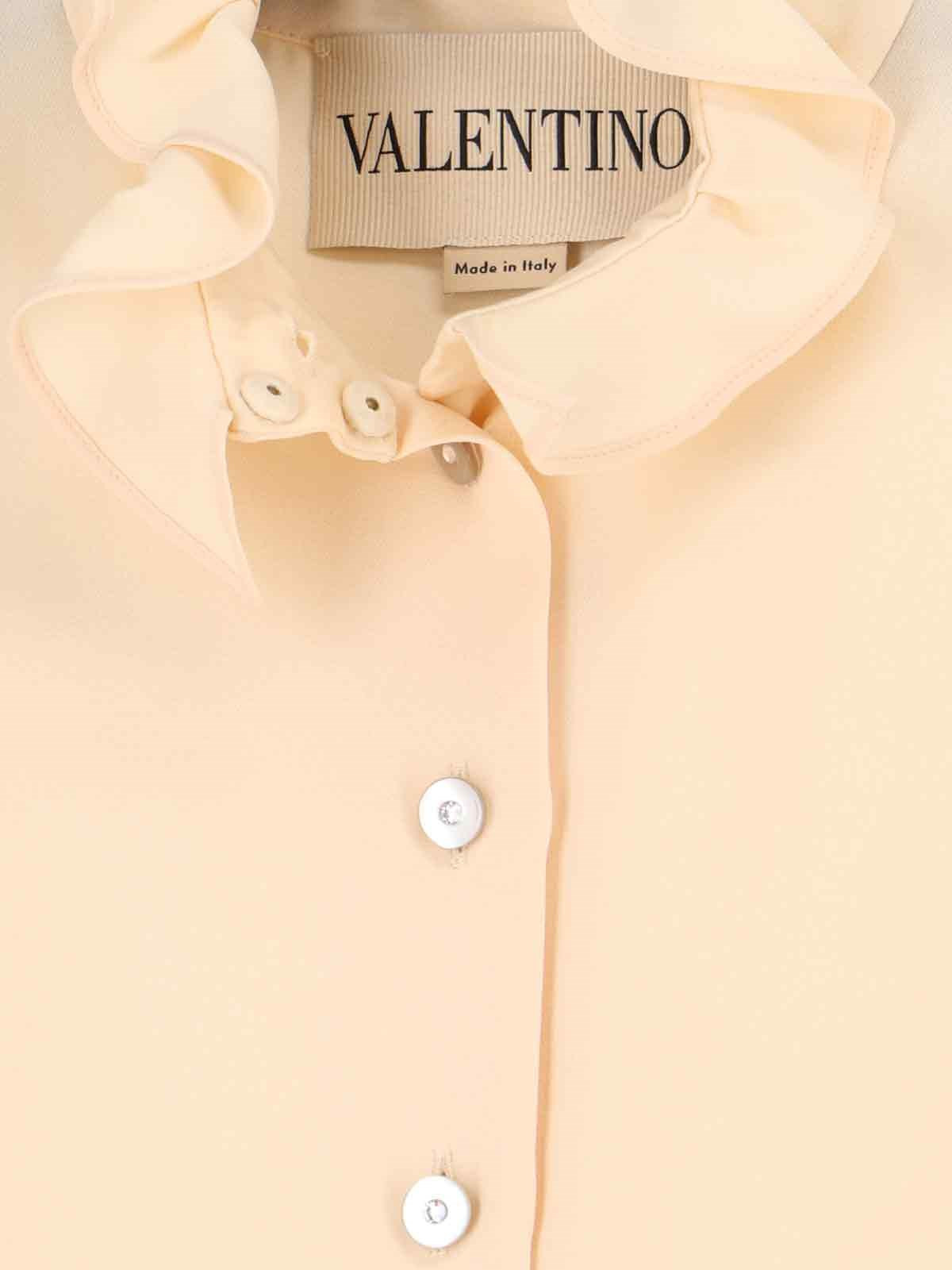SILK SHIRT WITH RUFFLES - 3