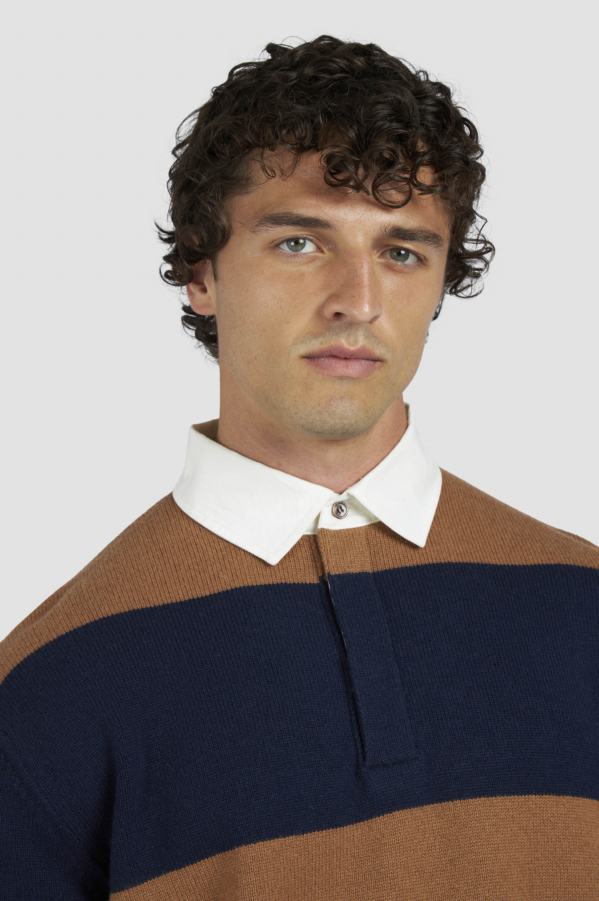 RUGBY WOOL CASHMERE POLO SHIRT - 4