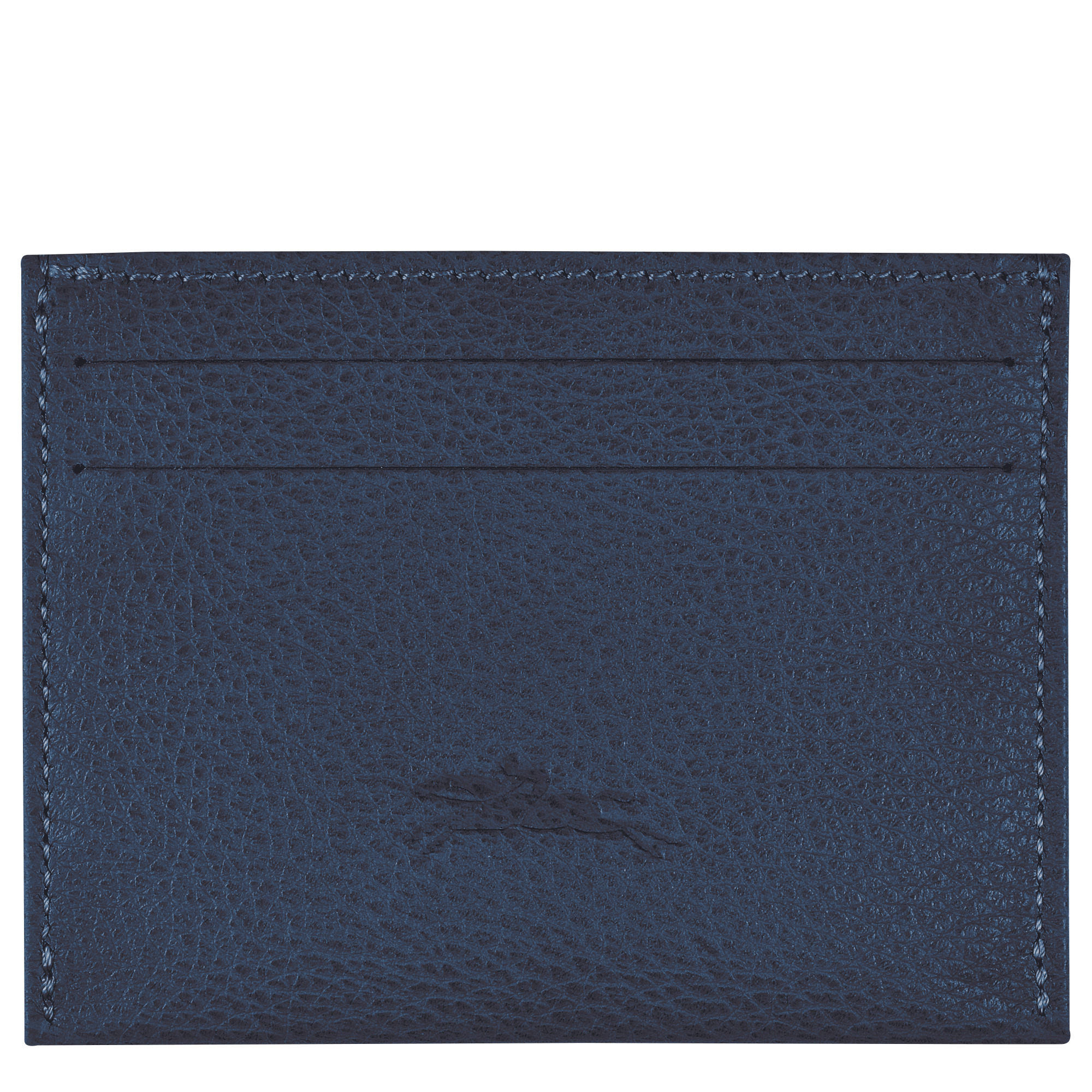 Le Foulonné Cardholder Navy - Leather - 2