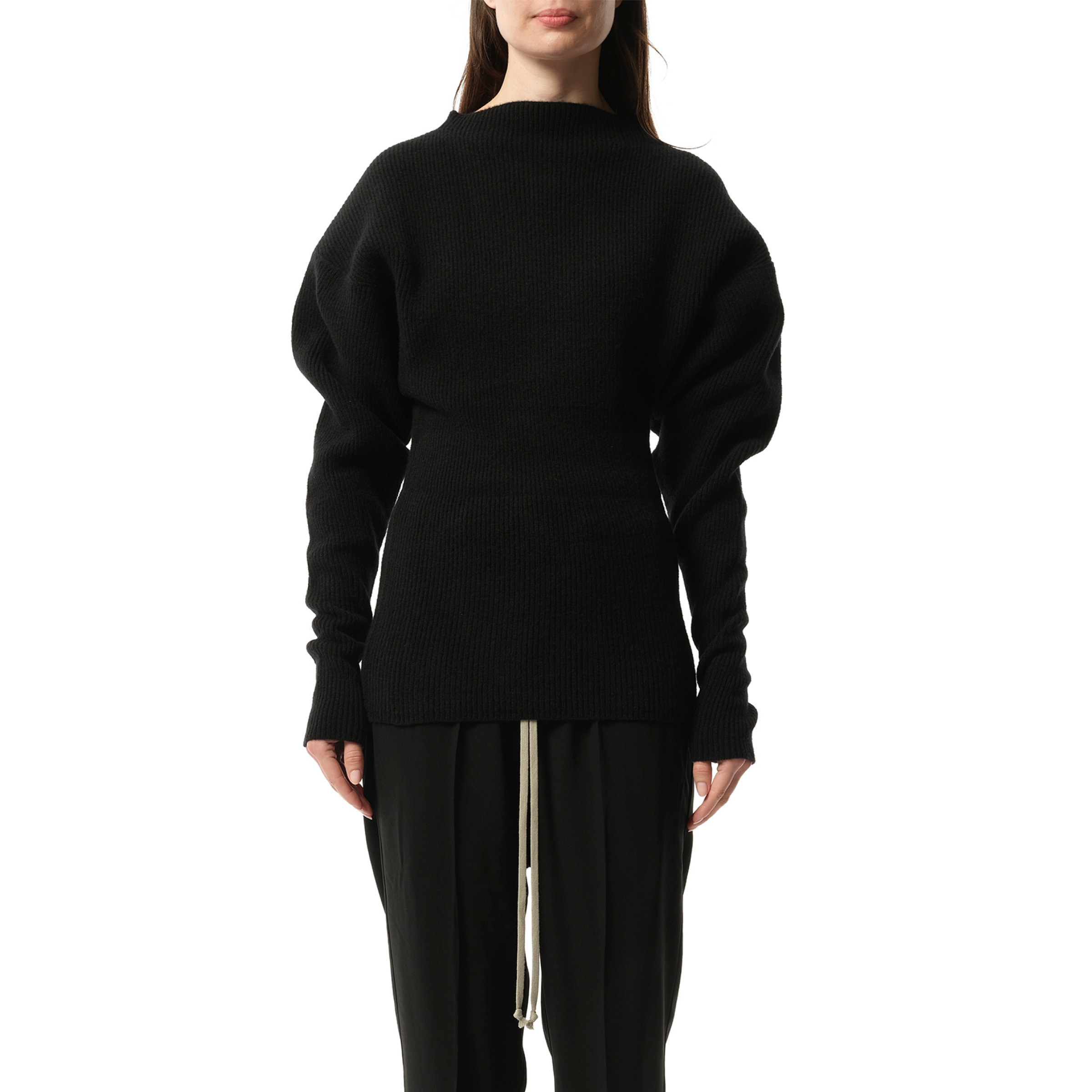 Dafne Knit Sweater in Black - 1