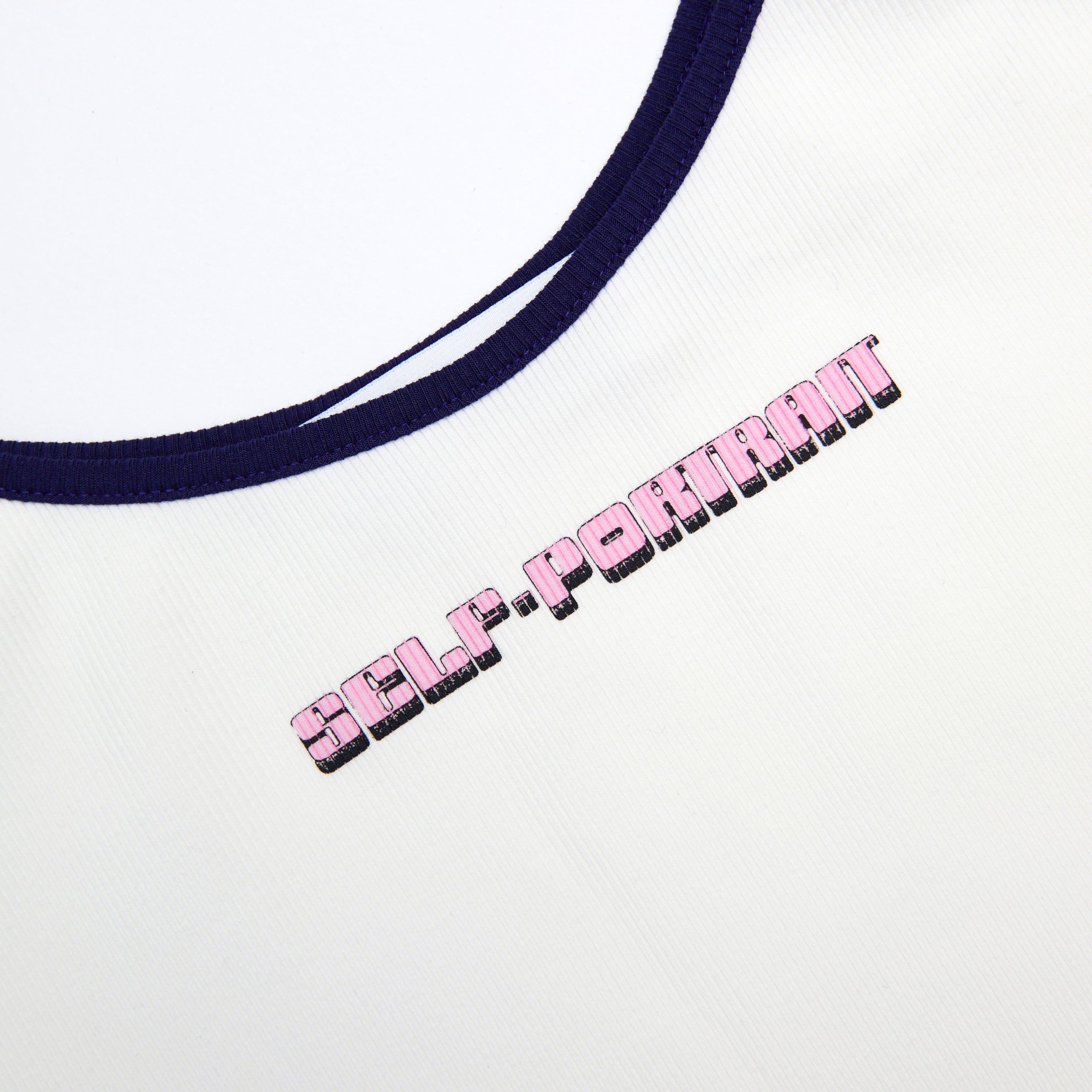 White Vest With Pink SP Logo - 5
