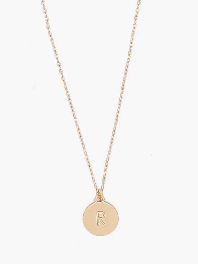 Initial R Mini Pendant - 1