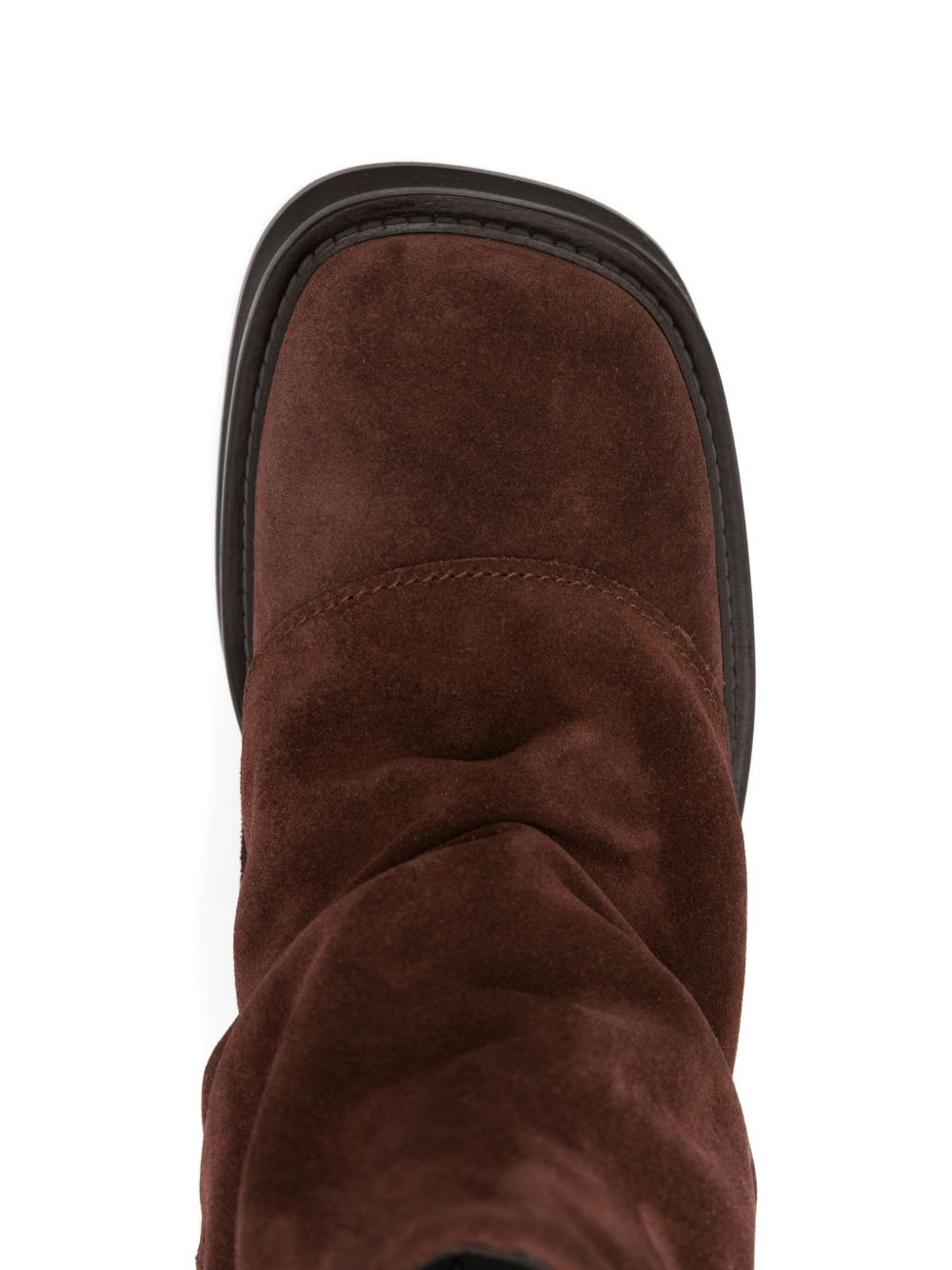 slouchy suede boots - 4