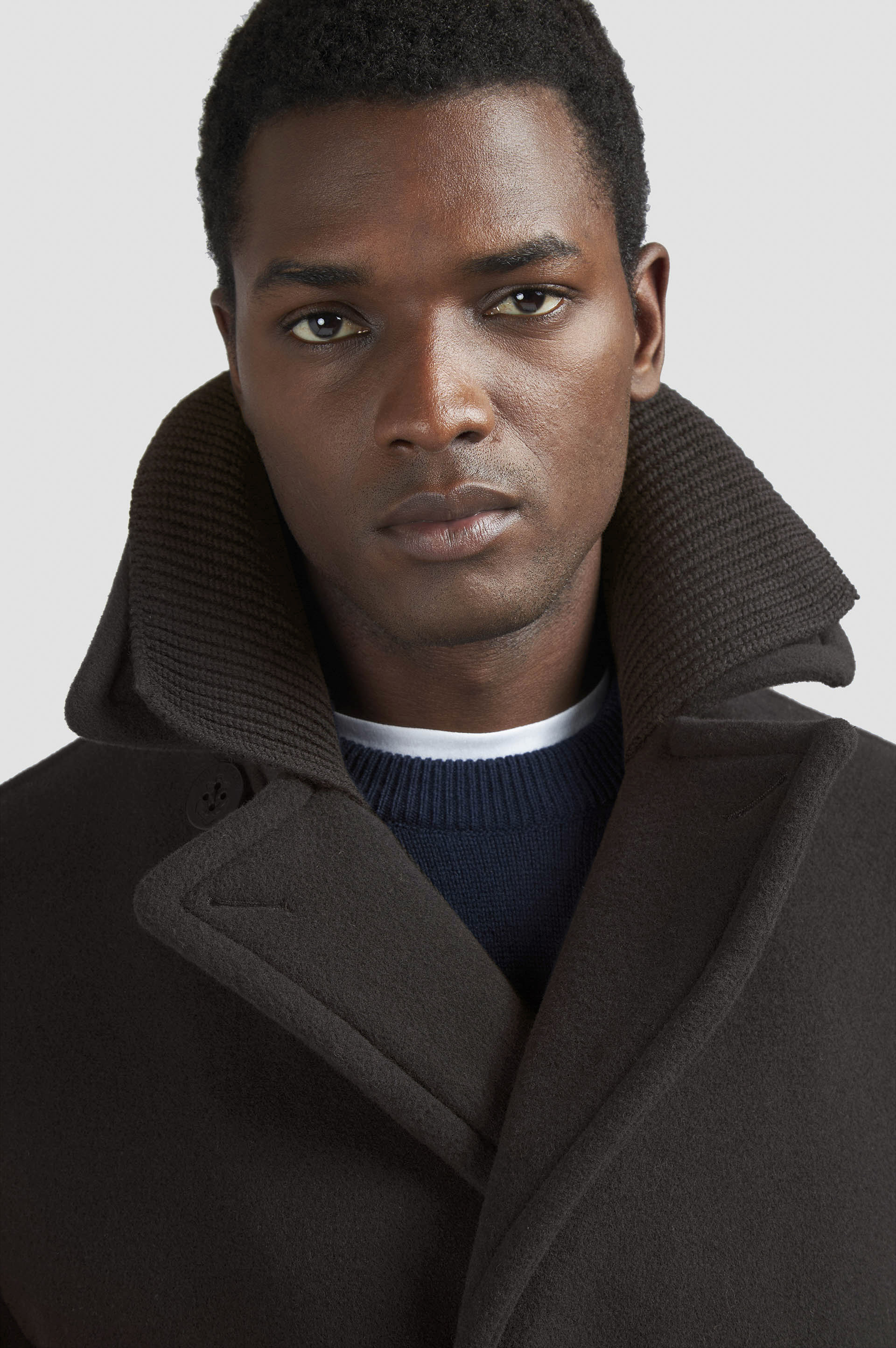 PEACOAT IN WOOL AND CASHMERE - 4