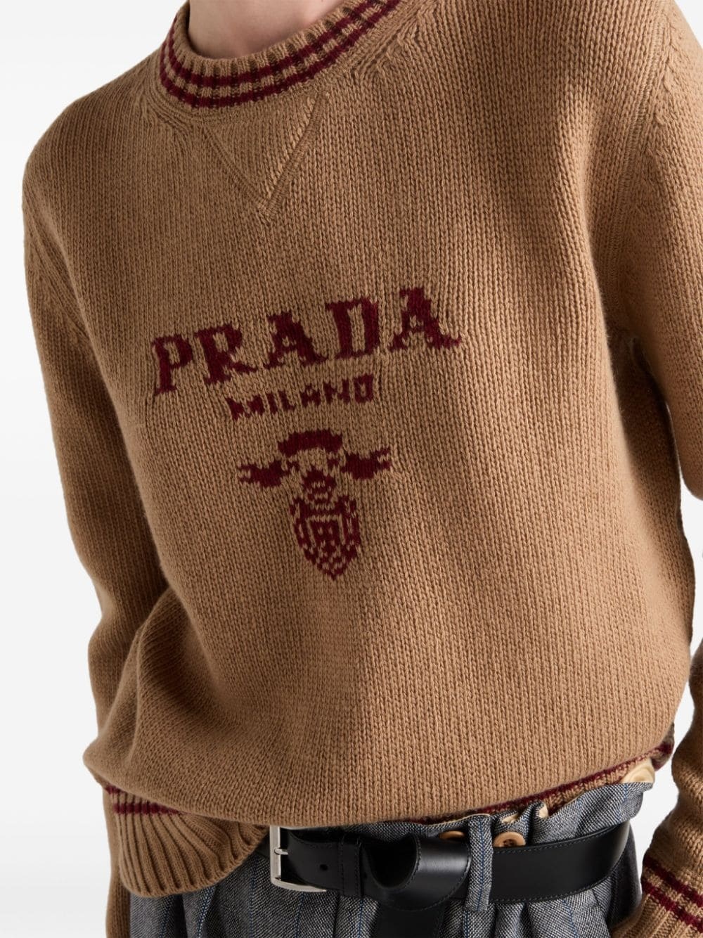 Wool and cashmere crew-neck sweater - 4