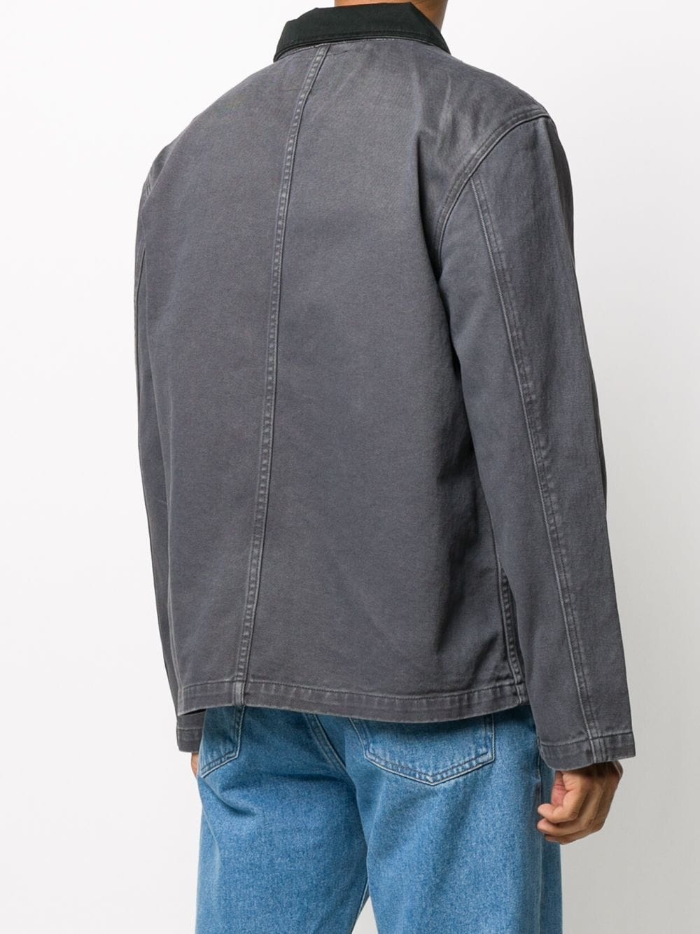 patch-pocket denim jacket - 4