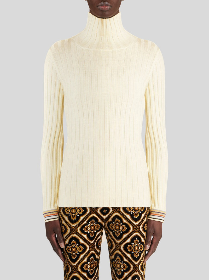 Etro POLO NECK WOOL JUMPER outlook